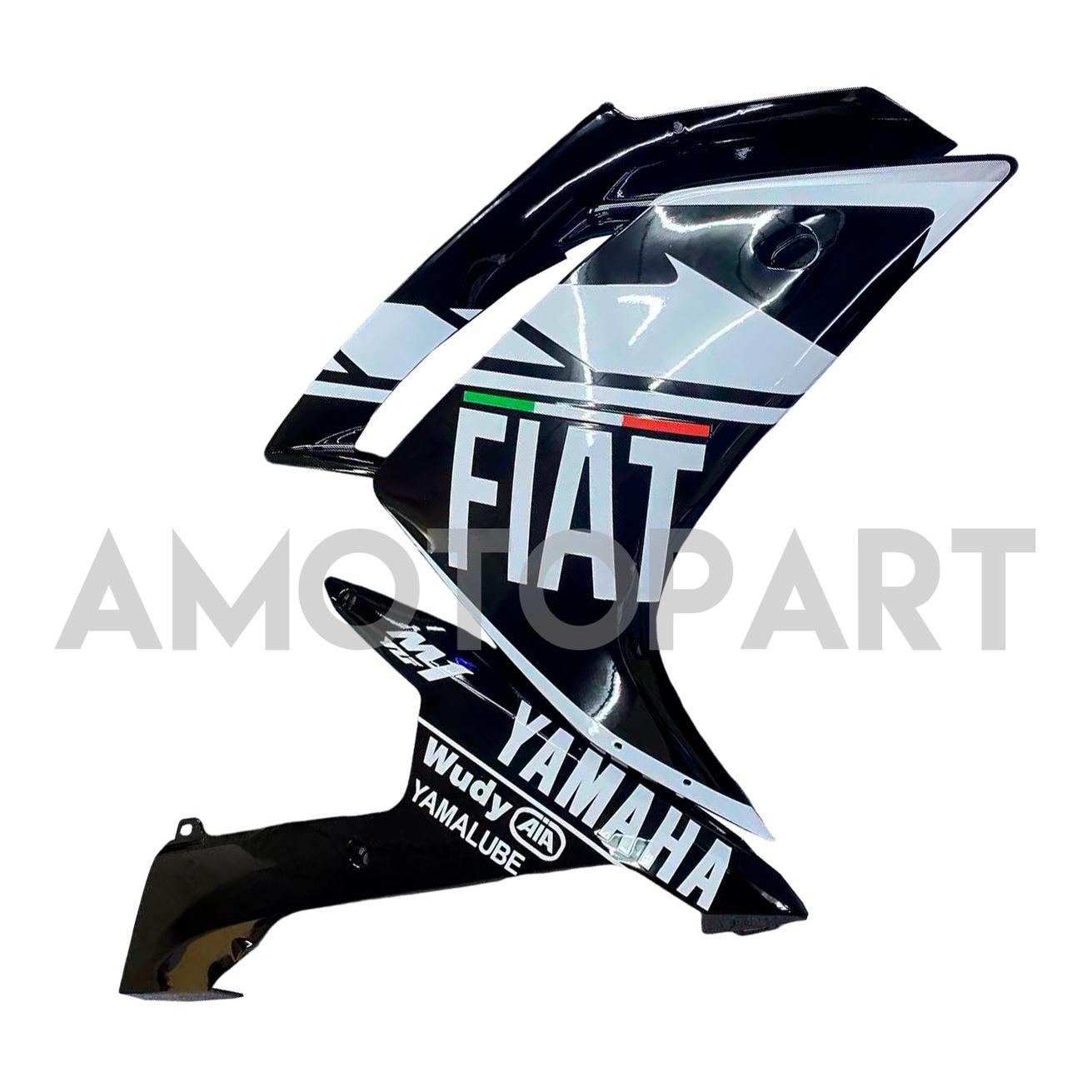Amotopart 2007-2008 Yamaha YZF 1000 R1 Black White Style 3d Fairing Kit