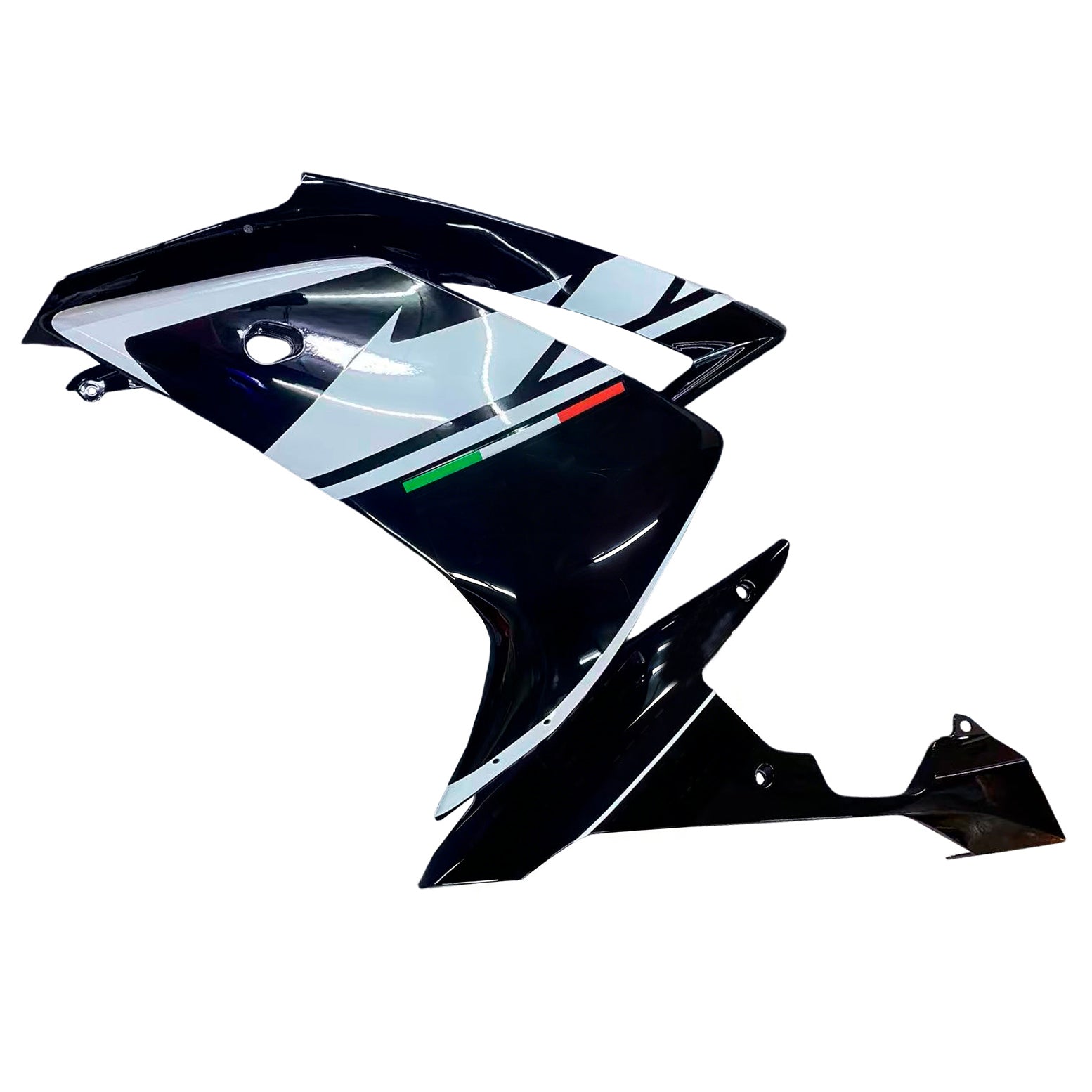 Amotopart 2007-2008 Yamaha YZF 1000 R1 Black&White Style3 Fairing Kit