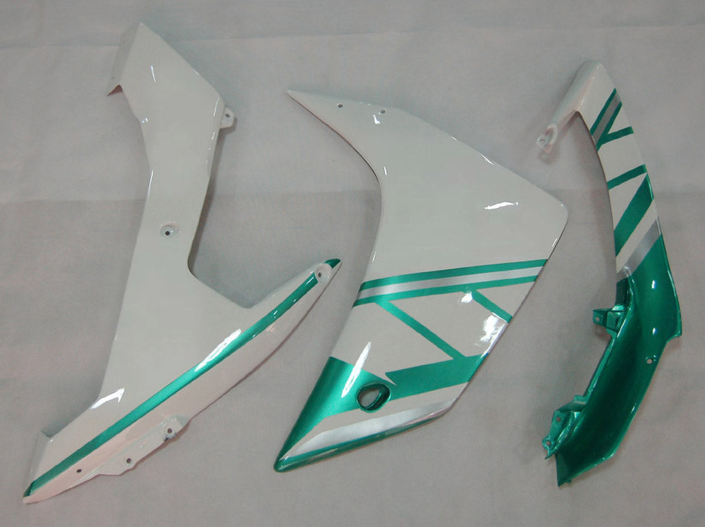 Amotopart 2007-2008 Yamaha YZF 1000 R1 Green&White Fairing Kit