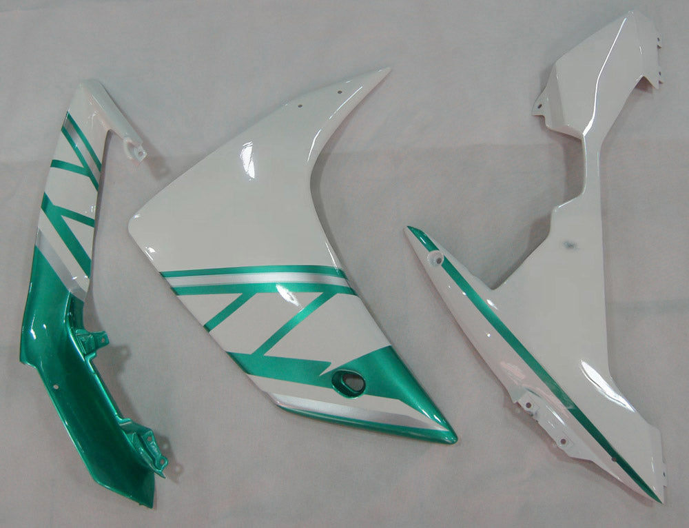 Amotopart 2007-2008 Yamaha YZF 1000 R1 Green&White Fairing Kit