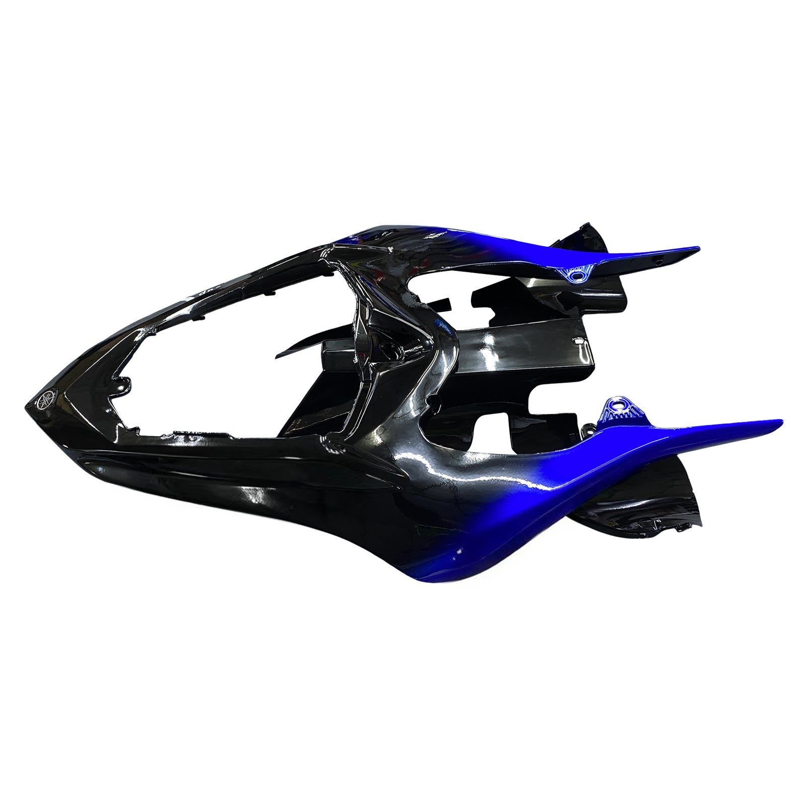 Amotopart 2007-2008 Yamaha YZF 1000 R1 Bleu&Kit de carénage noir Style6