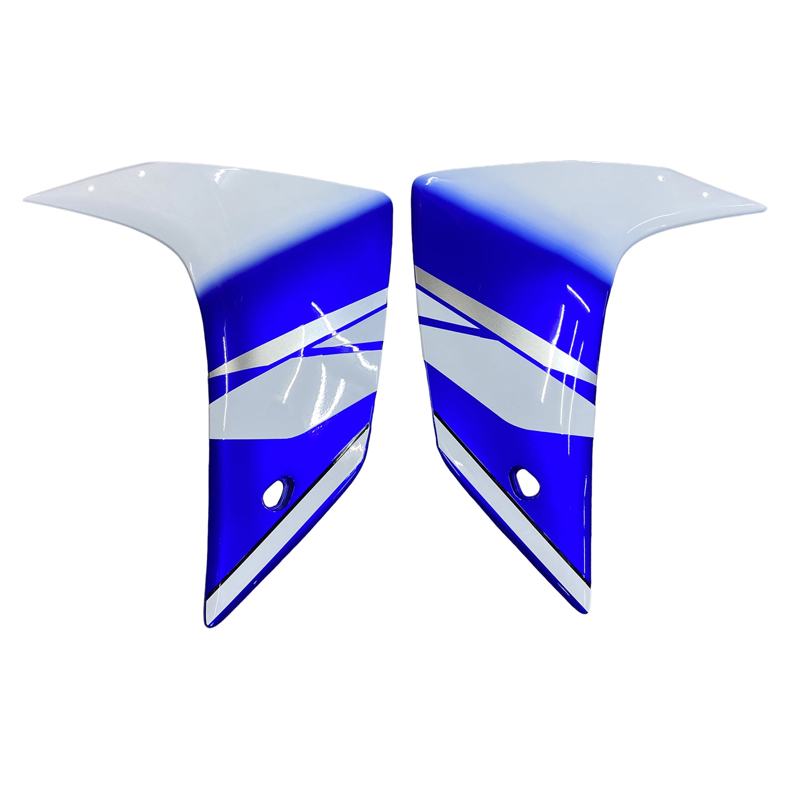 Amotopart 2007-2008 Yamaha YZF 1000 R1 Bleu&Kit de carénage noir Style6