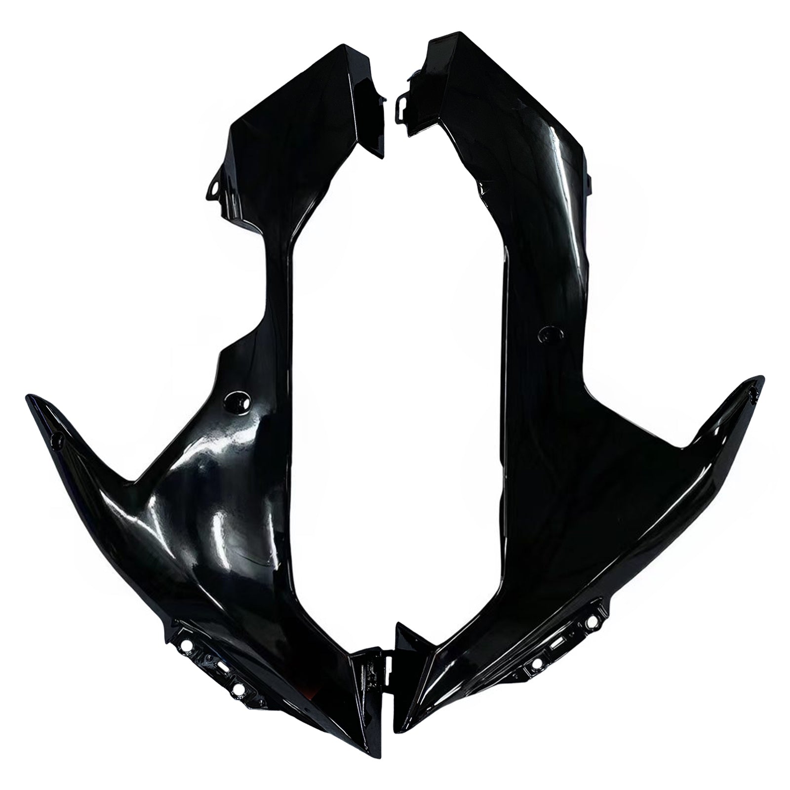 Amotopart 2007-2008 Yamaha YZF 1000 R1 Bleu&Kit de carénage noir Style6