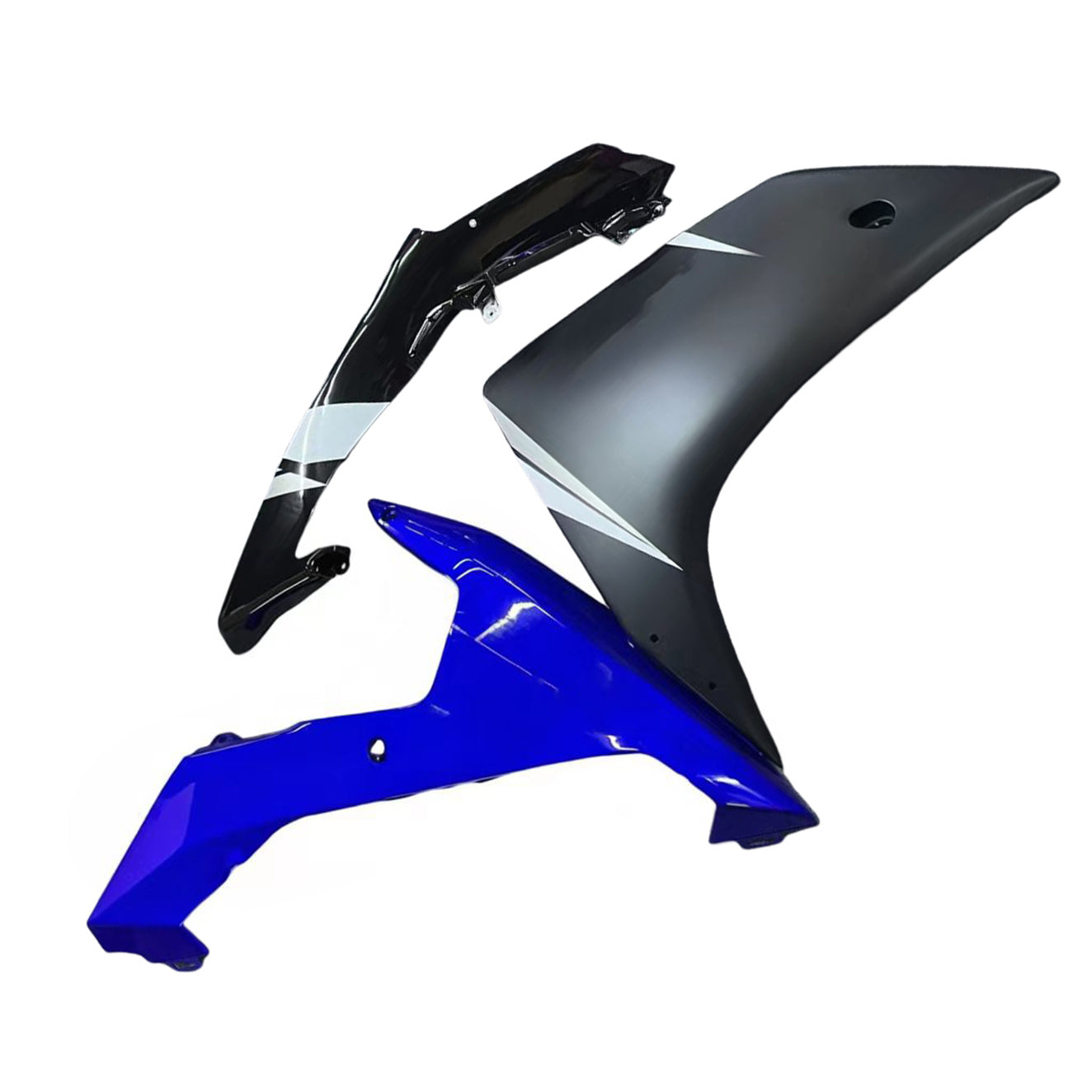 Amotopart 2007-2008 Yamaha YZF 1000 R1 Blue & Black Style4 Fairing Kit