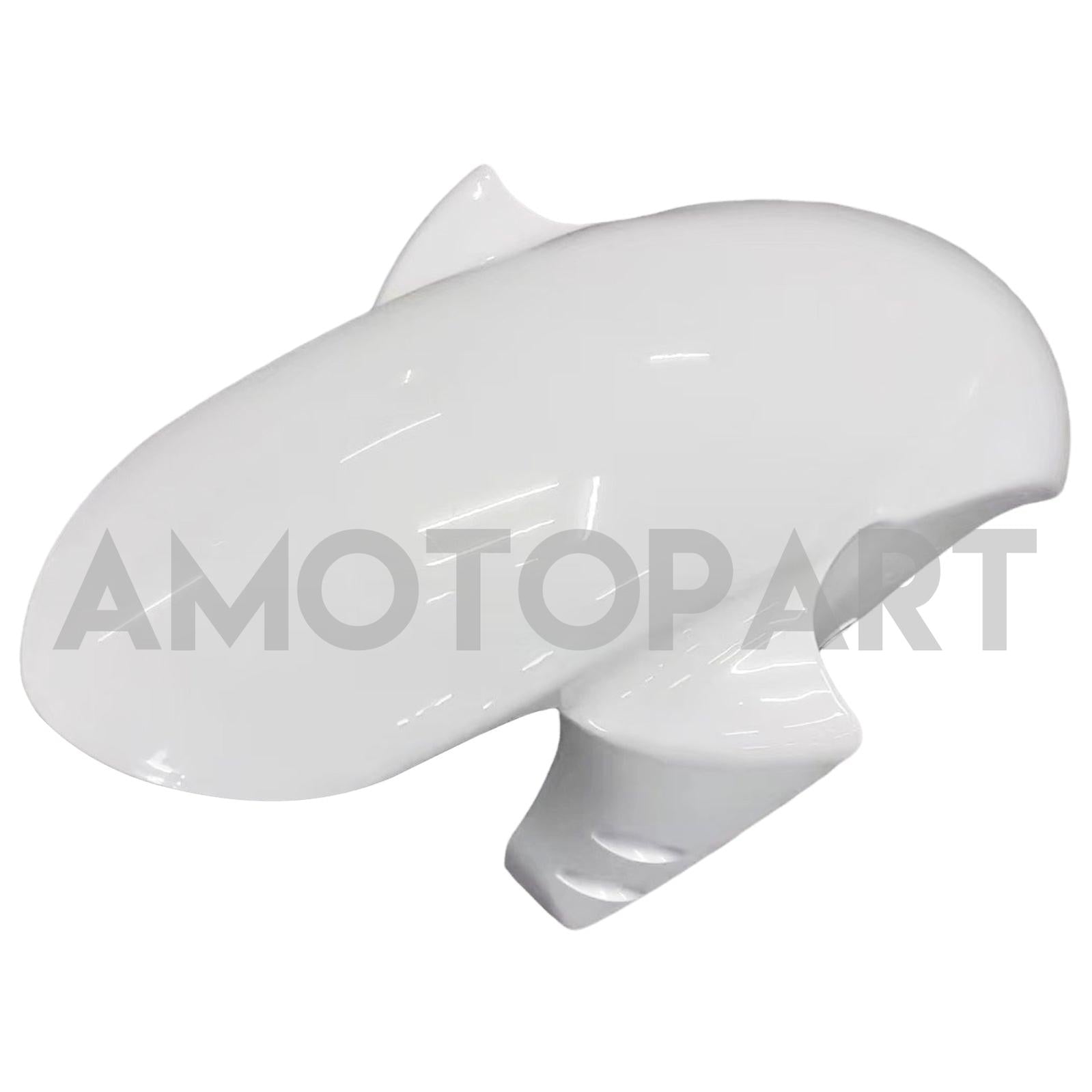 Amotopart 2007-2008 Yamaha YZF 1000 R1 White with Logo Fairing Kit