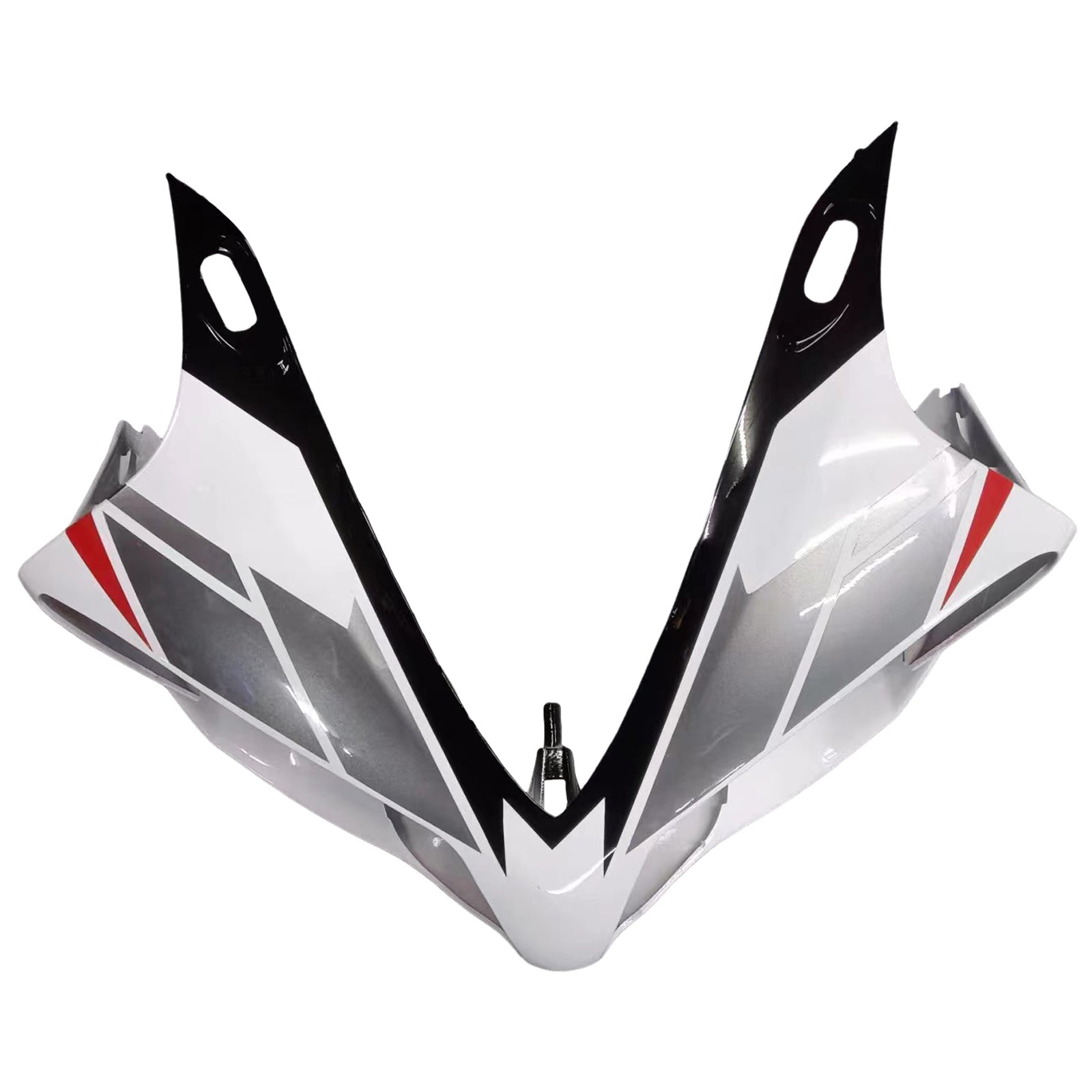 Amotopart 2007-2008 Yamaha YZF 1000 R1 White with Logo Fairing Kit
