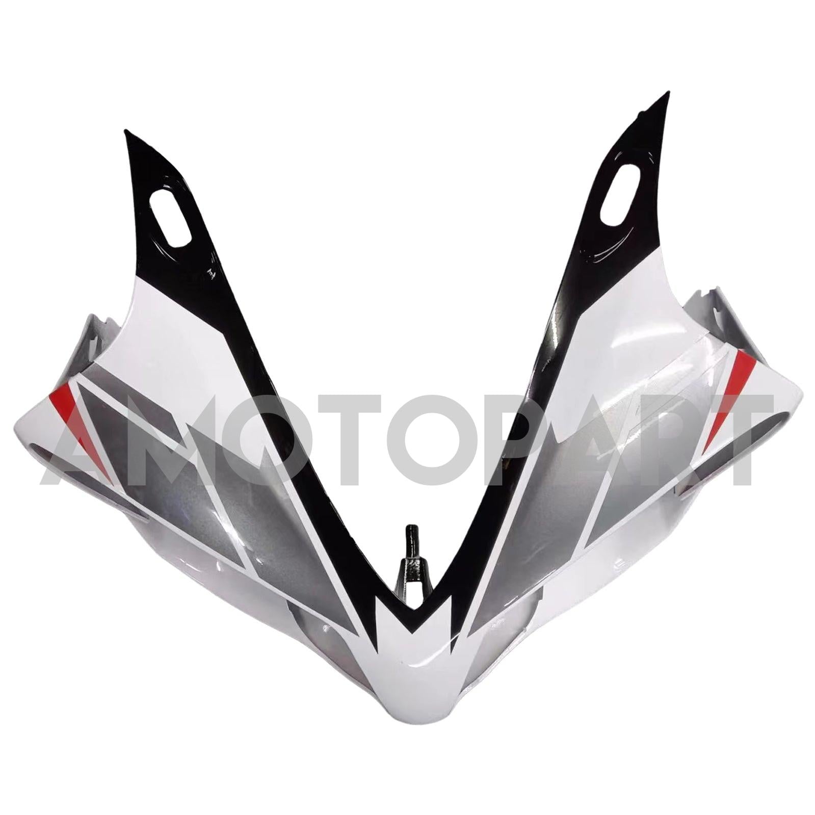 Amotopart 2007-2008 Yamaha YZF 1000 R1 White with Logo Fairing Kit
