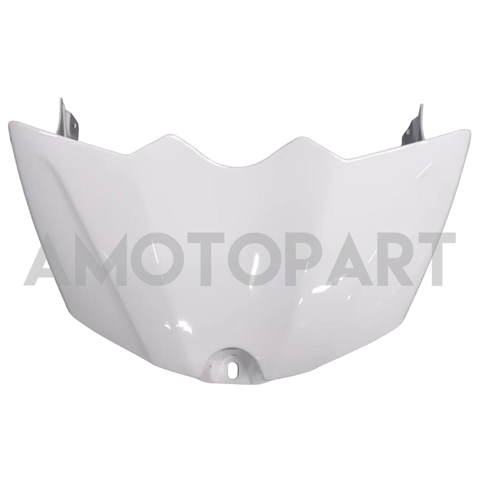 Amotopart 2007-2008 Yamaha YZF 1000 R1 White with Logo Fairing Kit
