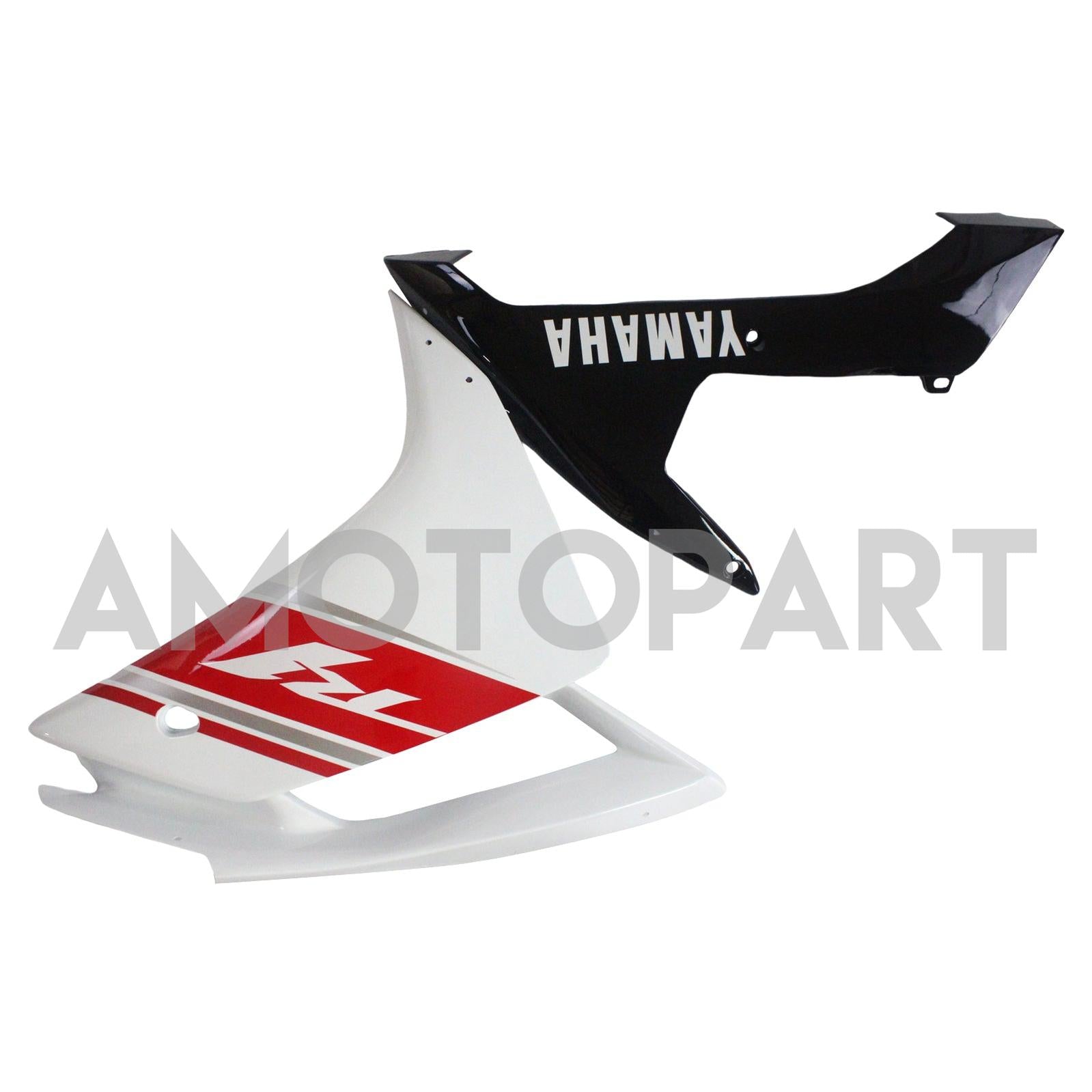 Amotopart Yamaha 2007-2008 YZF 1000 R1 Kit de carenagem branca