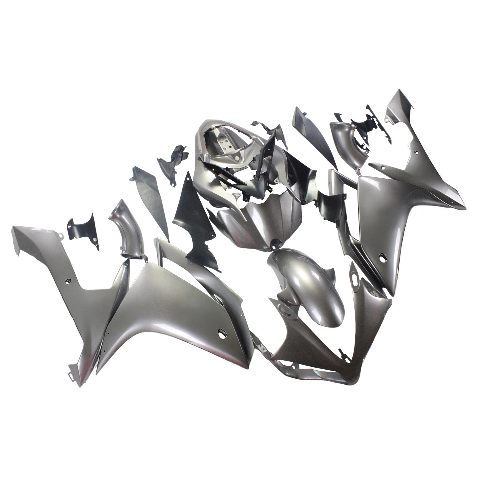 Amotopart Yamaha 2007-2008 YZF1000 R1 Grey Fairing Kit