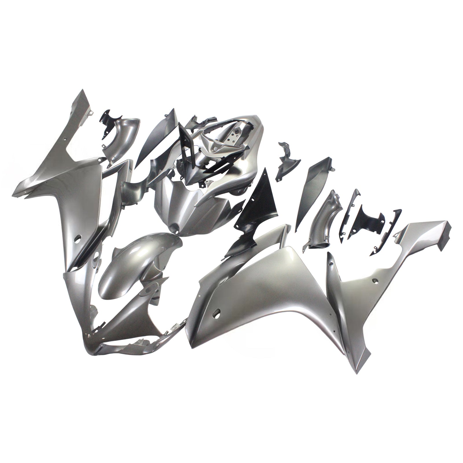 Amotopart Yamaha 2007-2008 YZF1000 R1 Grey Fairing Kit