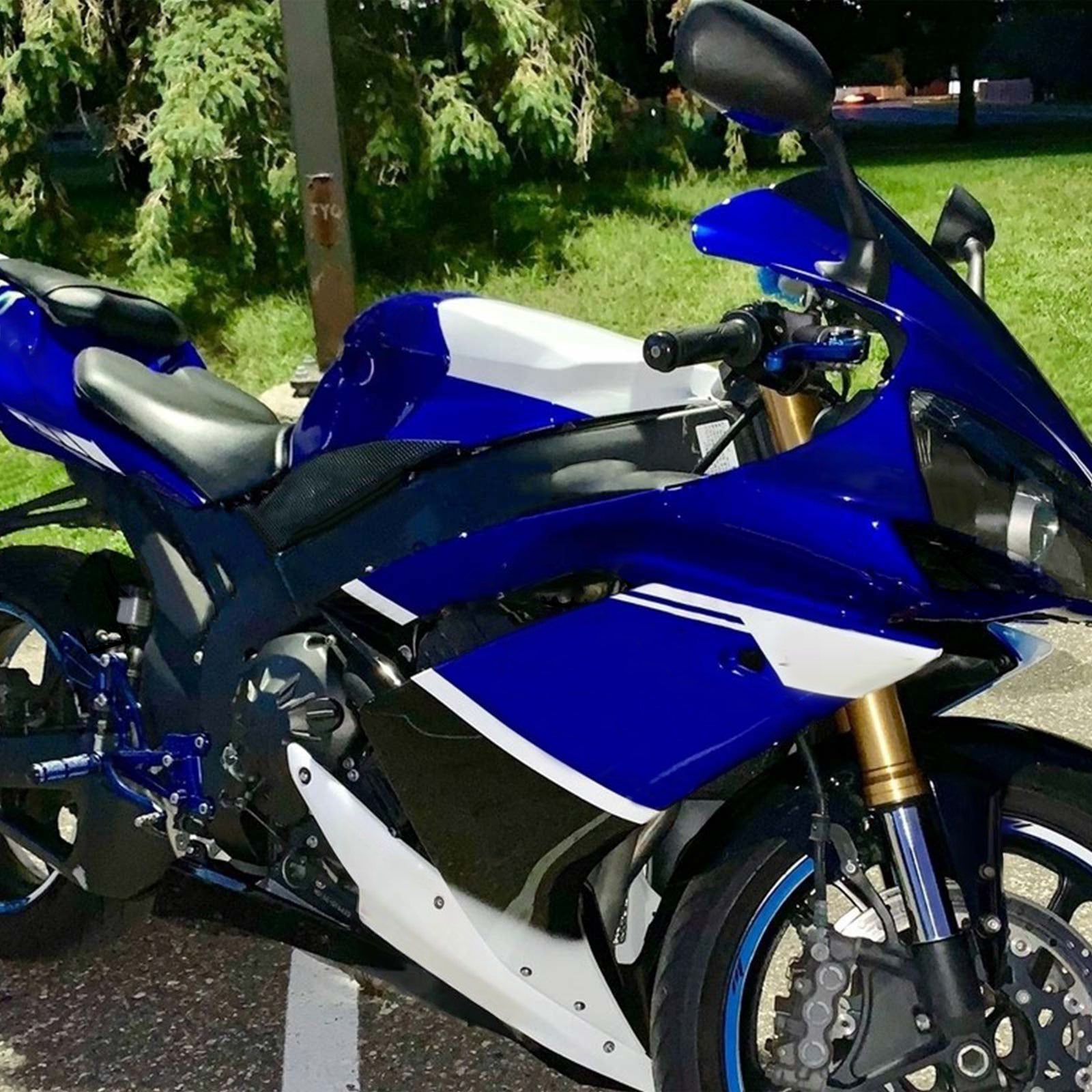 Injektionsmässa kit karosseriplast ABS passar för yamaha yzf 1000 R1 2007-2008