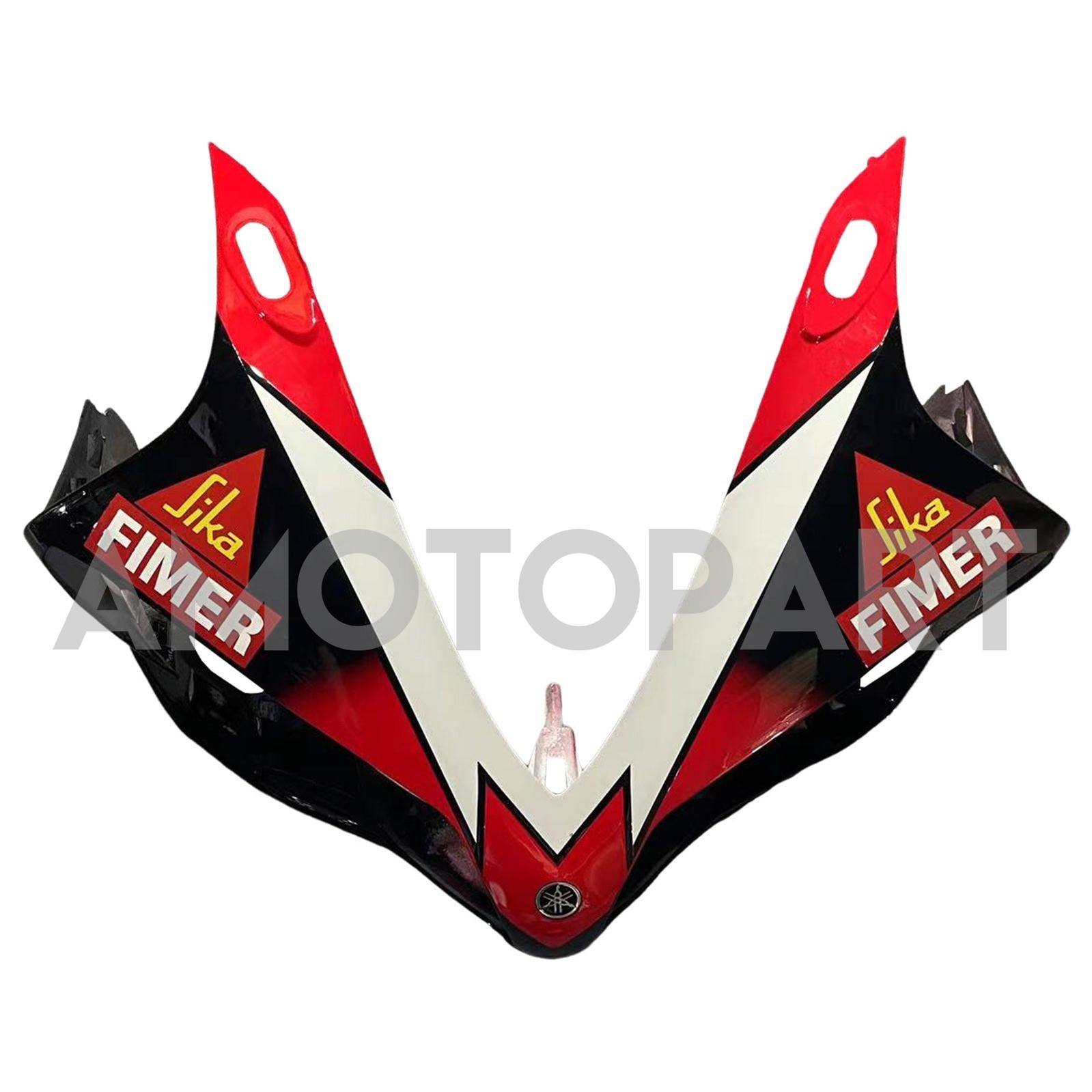 Amotopart Yamaha 2007-2008 YZF 1000 R1 Red Black Fairing Kit