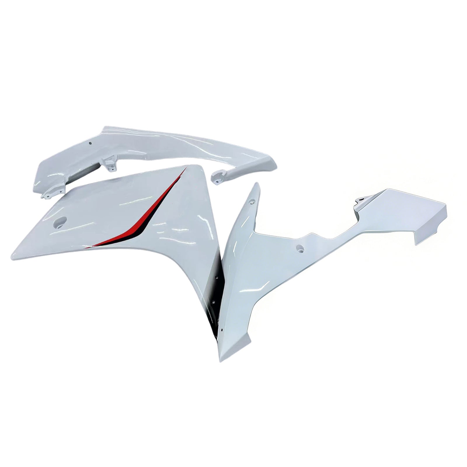 Amotopart Yamaha YZF 1000 R1 2007–2008 weißes Verkleidungsset
