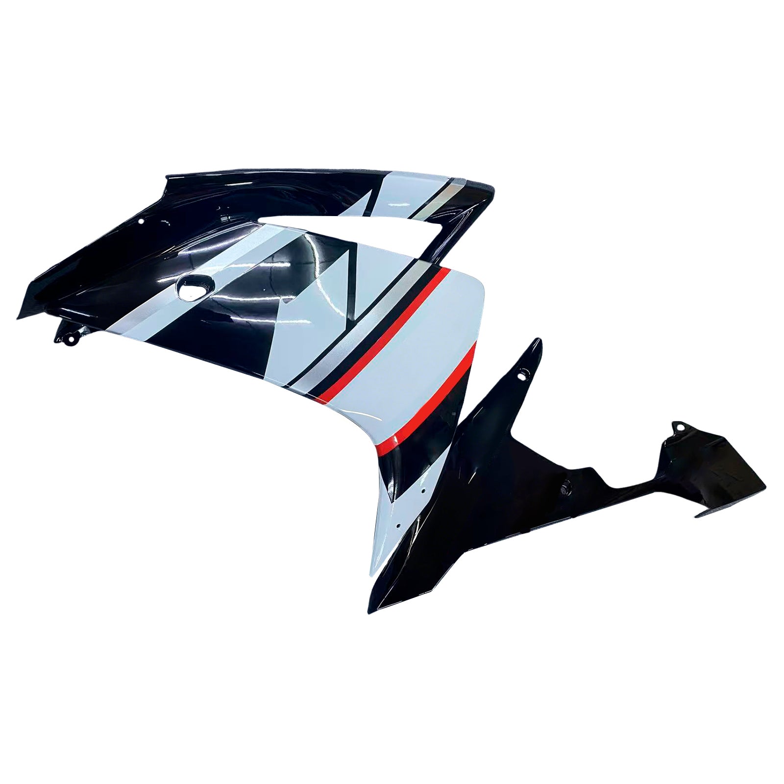 Amotopart Yamaha YZF 1000 R1 2007-2008 Black White Fairing Kit