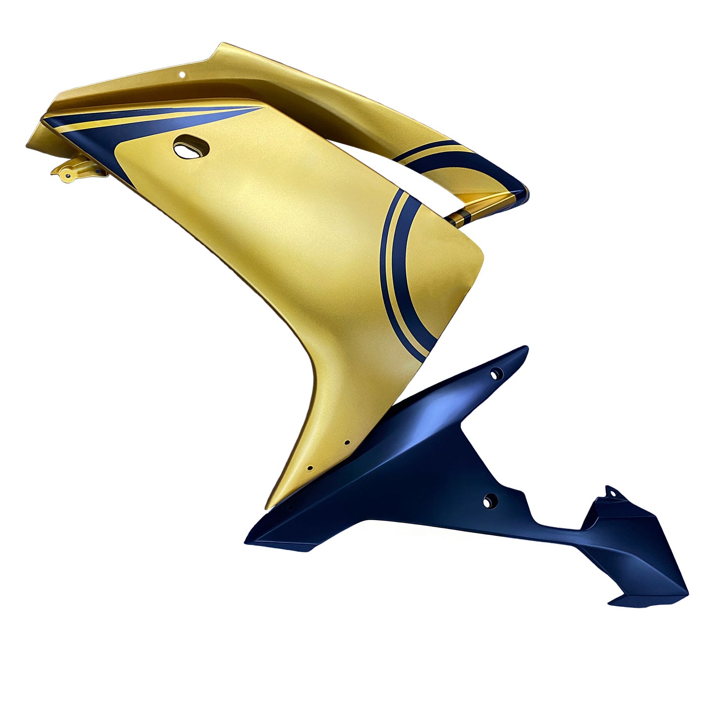 Amotopart 2007-2008 Yamaha Yzf 1000 R1 Kit de carénage en or mat