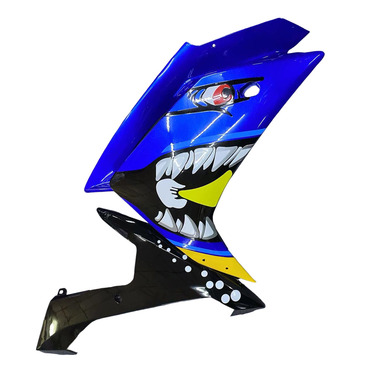 Amotopart 2007-2008 Yamaha YZF 1000 R1 Blue&Yellow Shark Teeth Fairing Kit