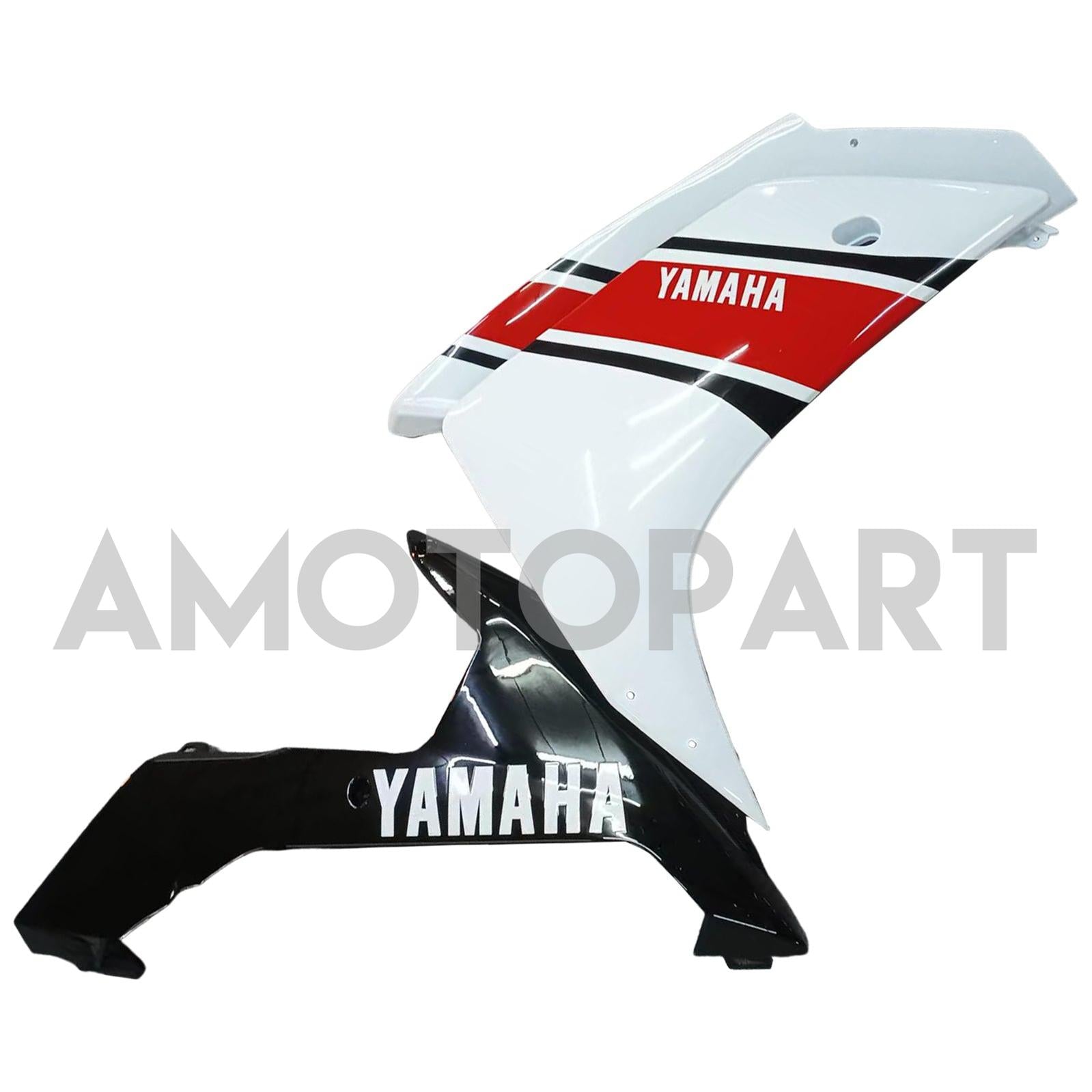 Amotopart 2007-2008 ヤマハ YZF 1000 R1 レッド&ホワイト フェアリングキット