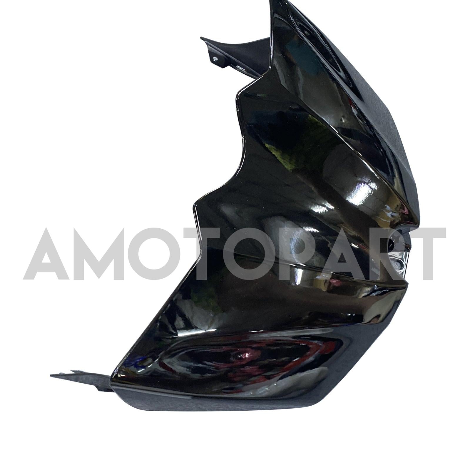 Amotopart 2007-2008 Yamaha YZF 1000 R1 Gloss Black with Matte Grey Fairing Kit