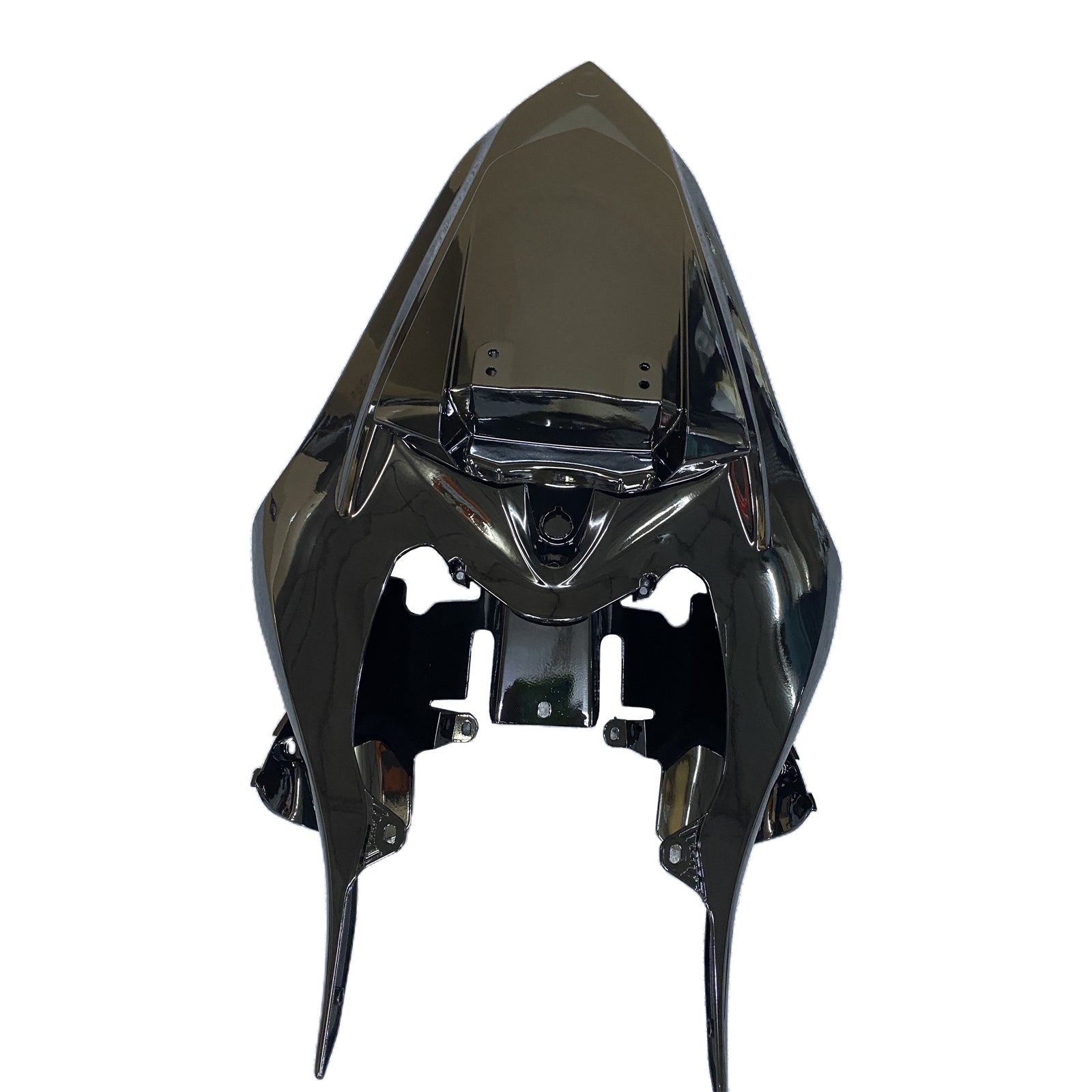 Amotopart 2007-2008 Yamaha YZF 1000 R1 Gloss Black with Matte Grey Fairing Kit