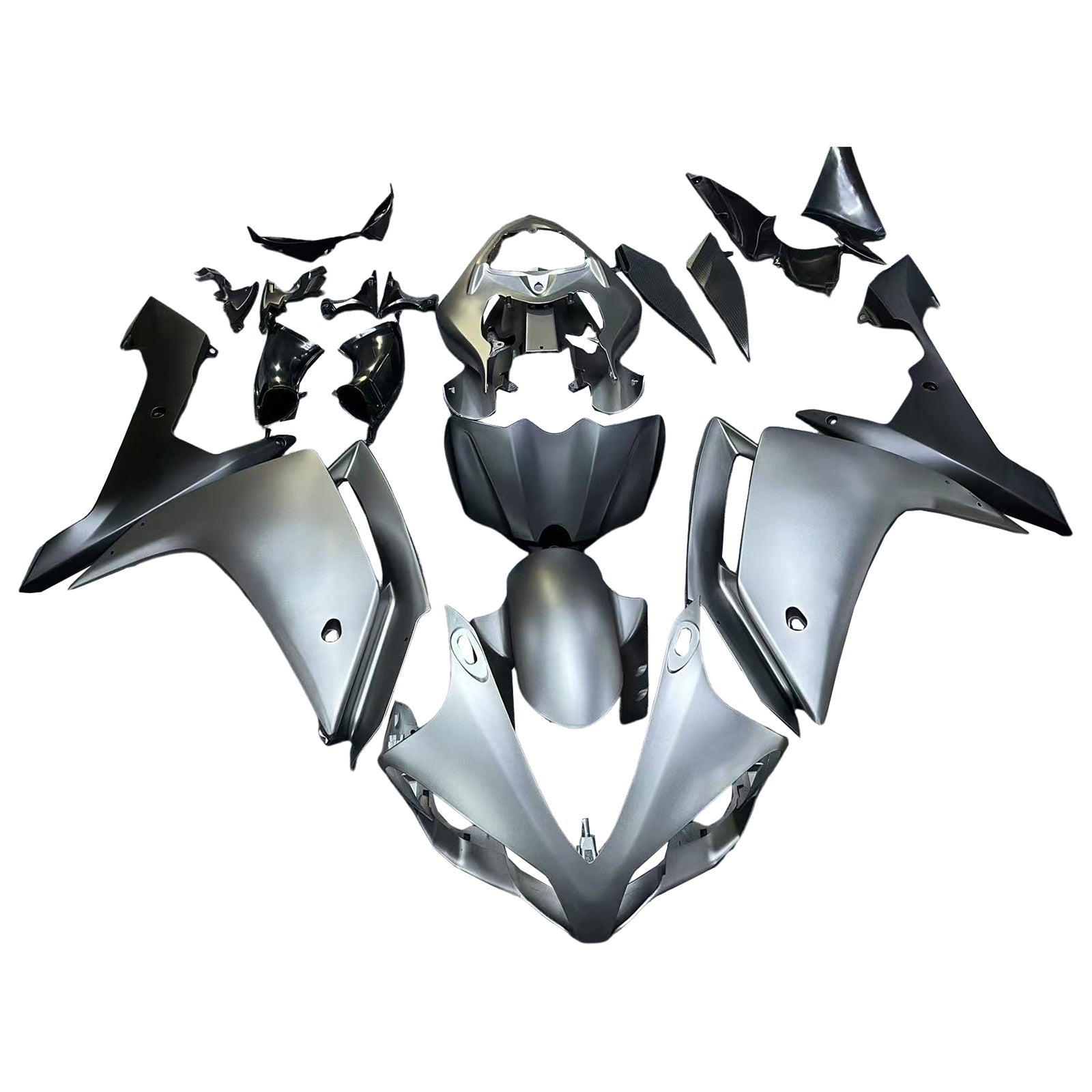 Amotopart 2007-2008 Yamaha YZF 1000 R1 Gloss&Matte Grey Fairing Kit