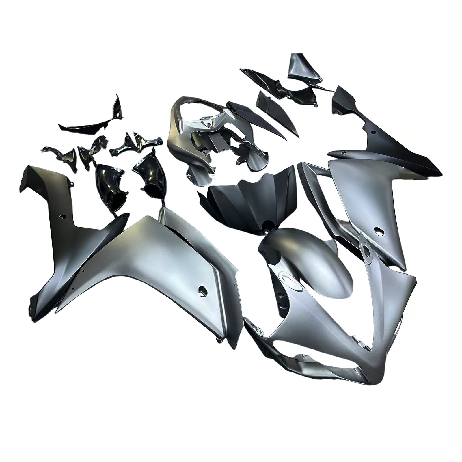 Amotopart 2007-2008 Yamaha YZF 1000 R1 Gloss&Matte Grey Fairing Kit