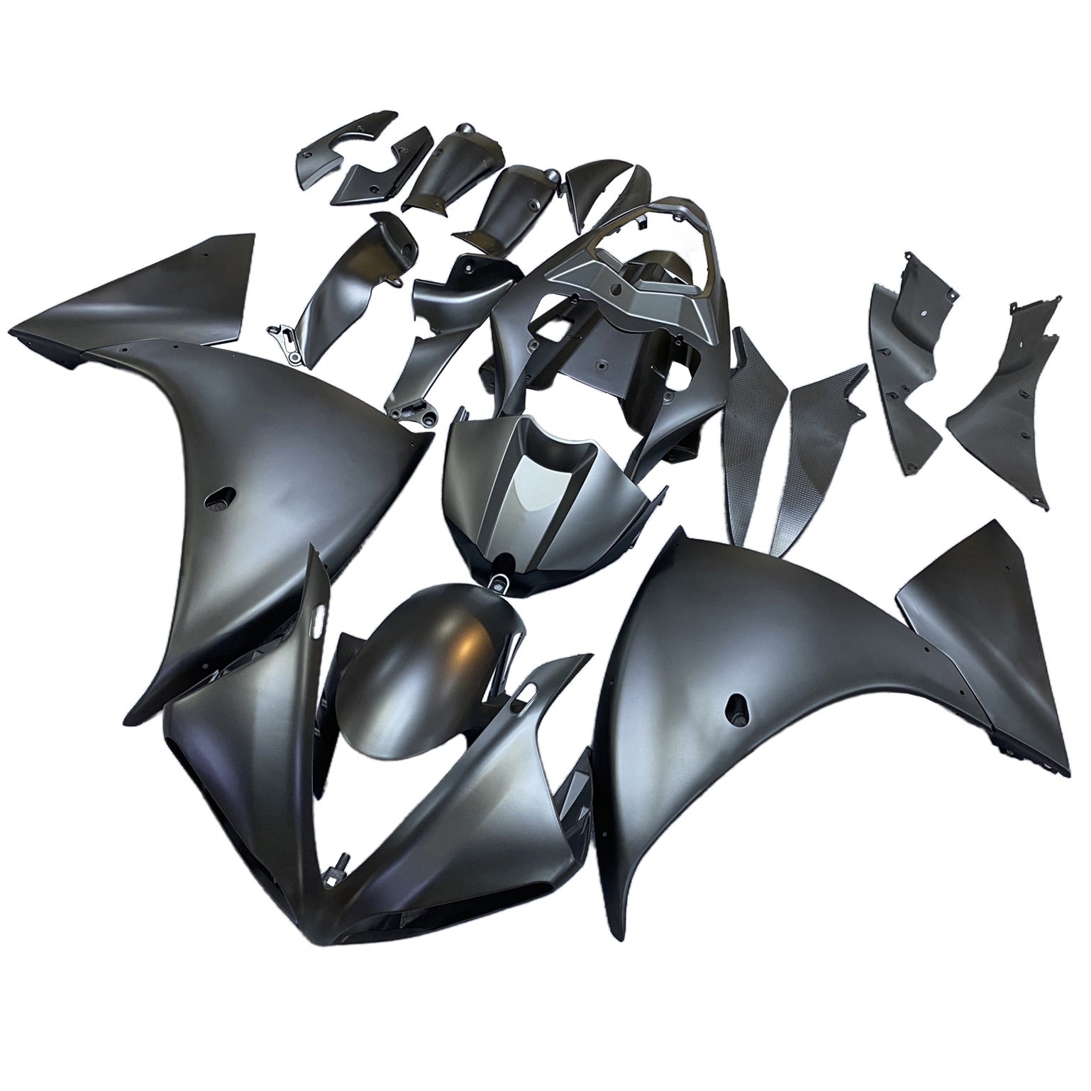 Amotopart 2009-2011 Yamaha YZF 1000 R1 Matte Black Fairing Kit