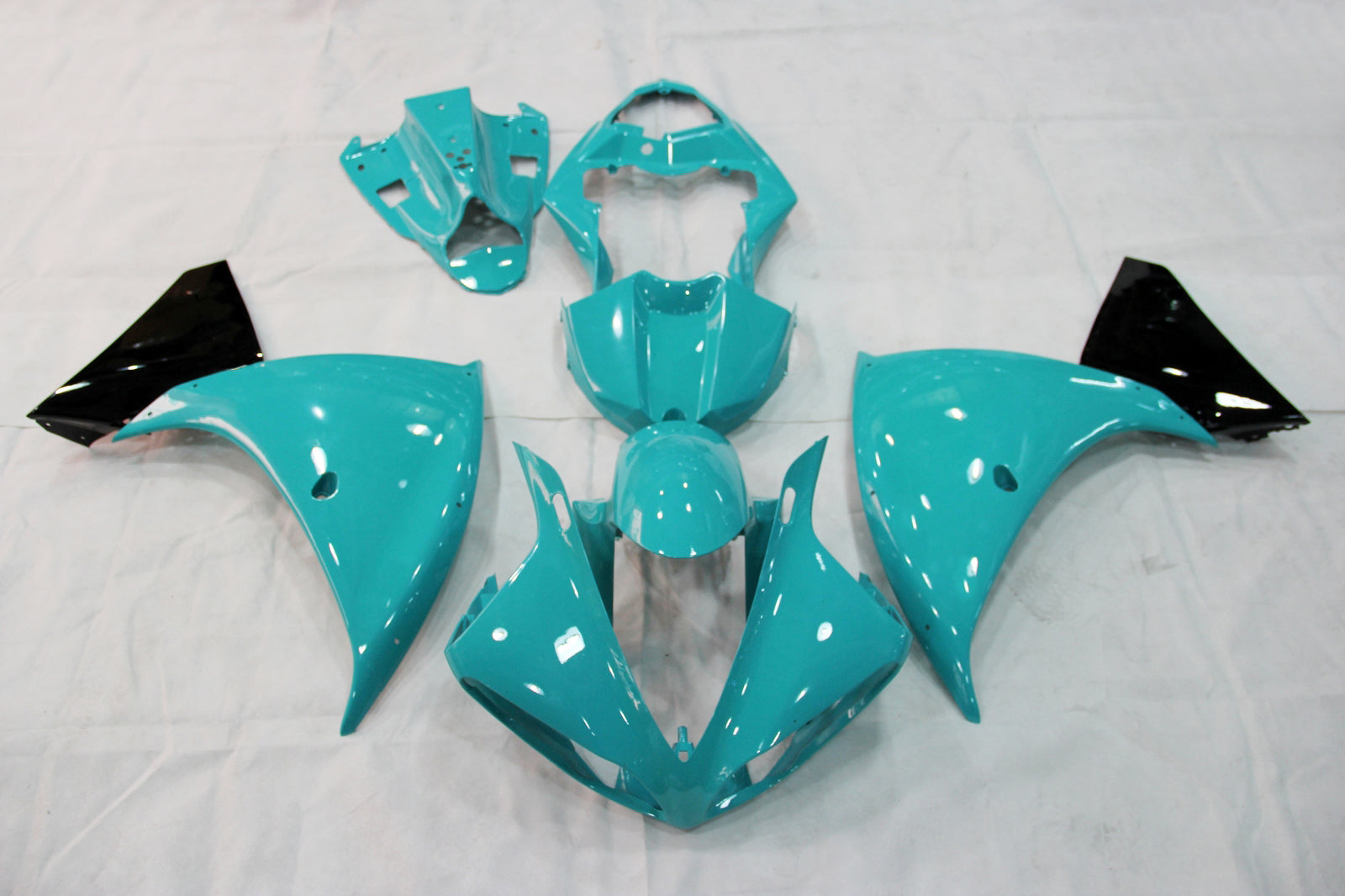 Amotopart 2009-2011 Yamaha YZF 1000 R1 Gloss Turquoise Fairing Kit