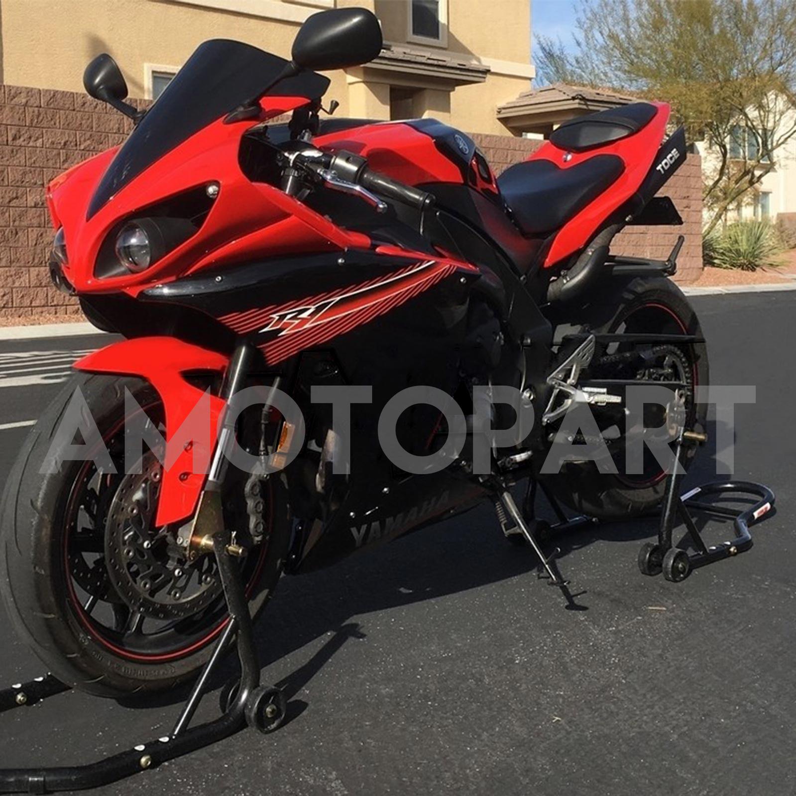 Amotopart Yamaha 2009-2011 YZF 1000 R1 Red Black Fairing Kit