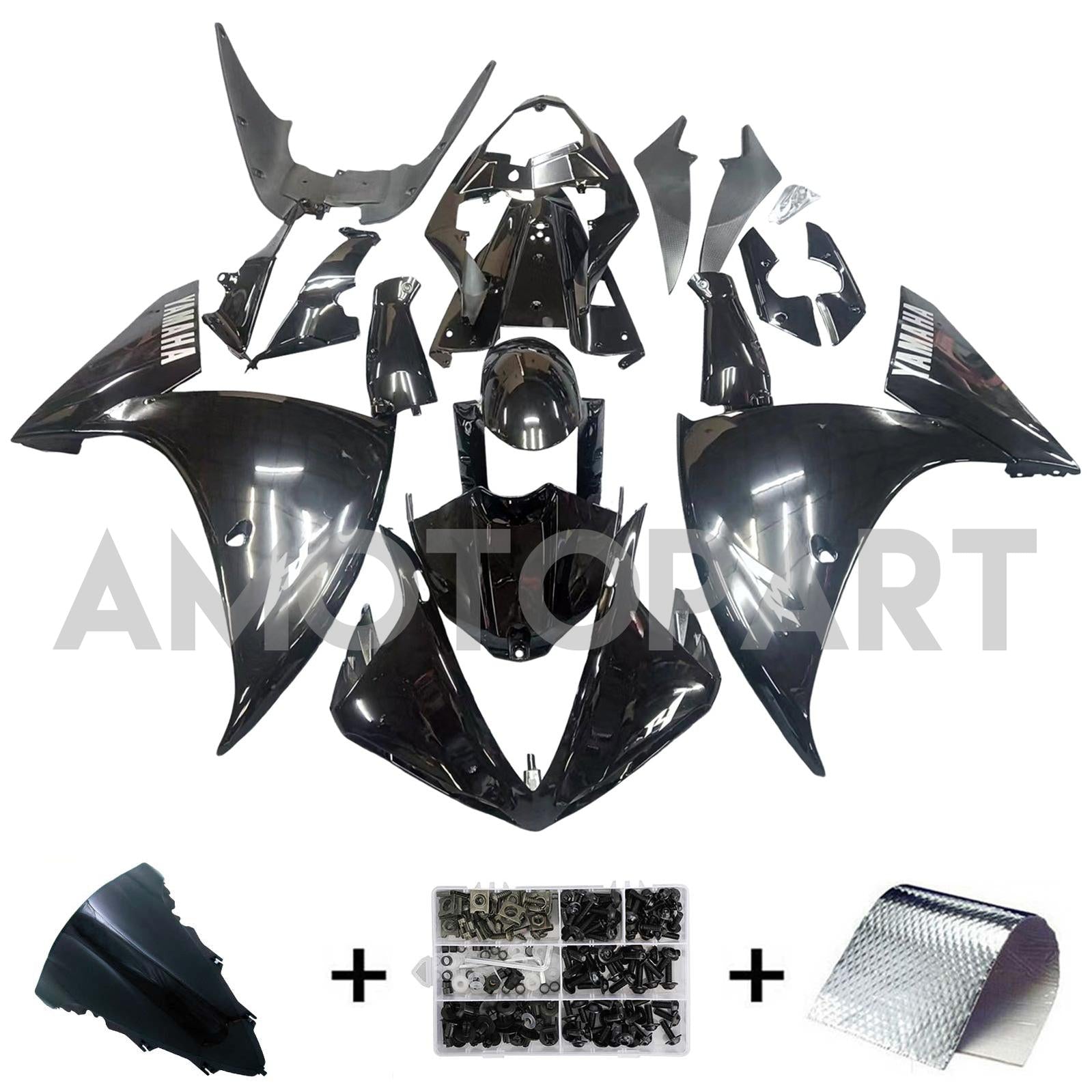 Injekční karoserie karoserie Plastová abs vhodná pro Yamaha YZF 1000 R1 2009-2011