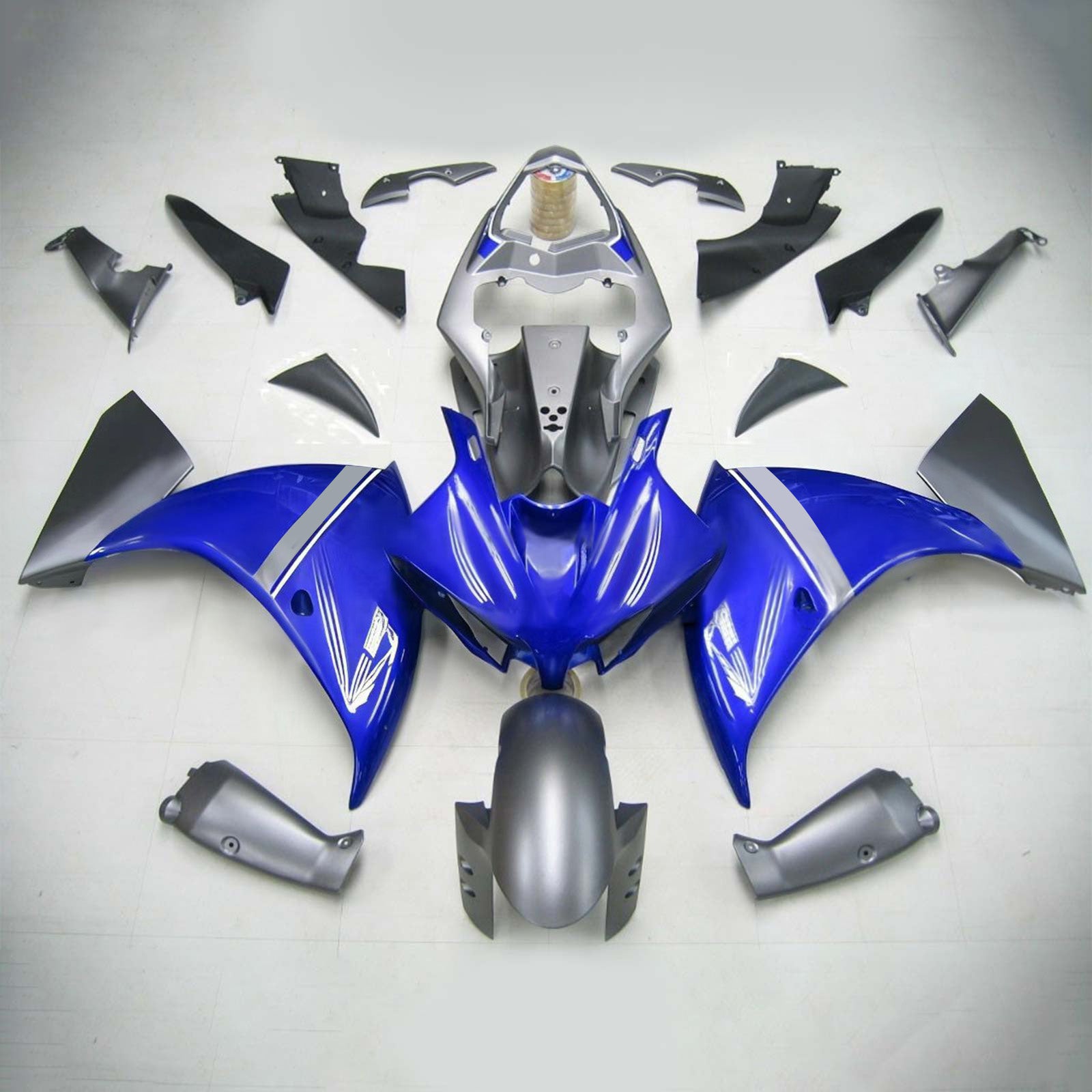 Injection Fairing Kit Karrosseri Plast ABS passer til Yamaha YZF 1000 R1 2009-2011