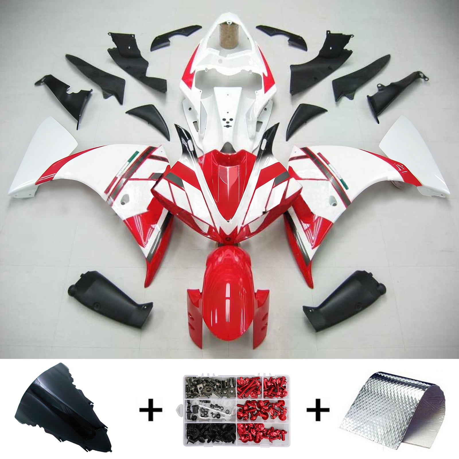 Injection Fairing Kit Bodywork Plastic ABS fit For Yamaha YZF 1000 R1 2009-2011
