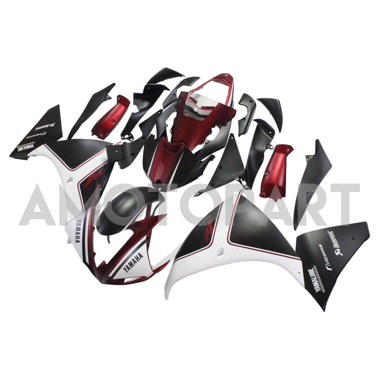 Amotopart Yamaha 2009-2011 YZF 1000 R1 Fairing Kit
