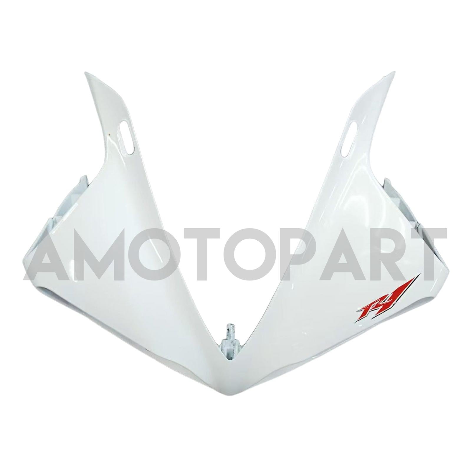 Amotopart Yamaha YZF 1000 R1 2009-2011 Weiß&Rotes Verkleidungsset