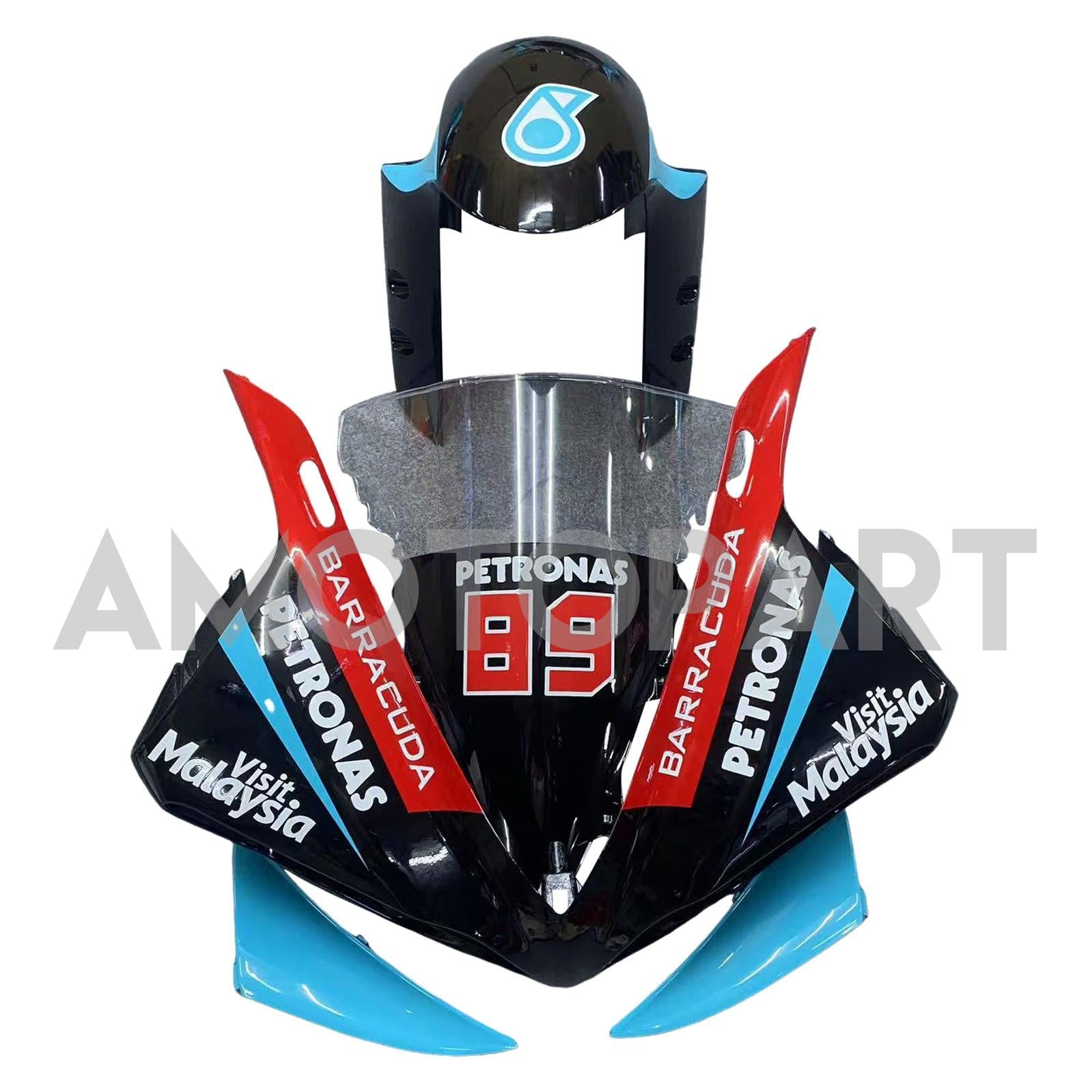 Amotopart ヤマハ YZF 1000 R1 2009-2011 ペトロナス ブルー フェアリングキット