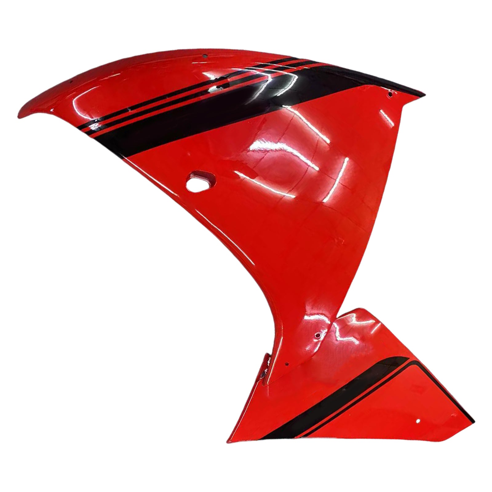Amotopart 2009-2011 Yamaha YZF 1000 R1 Rød med sort accent-fairing kit