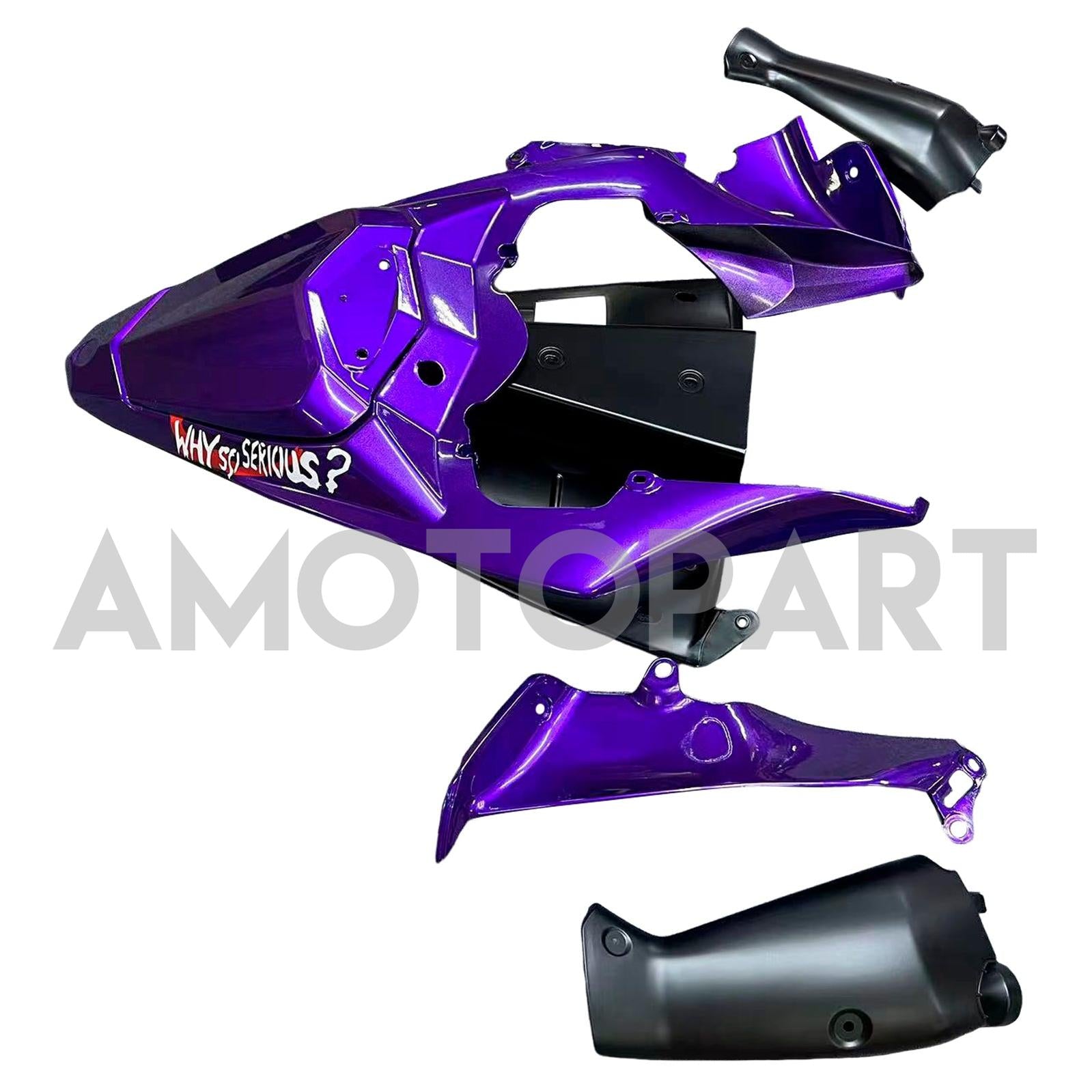 Amotopart 2009-2011 Yamaha YZF 1000 R1 Gloss Purple with Graphics Fairing Kit