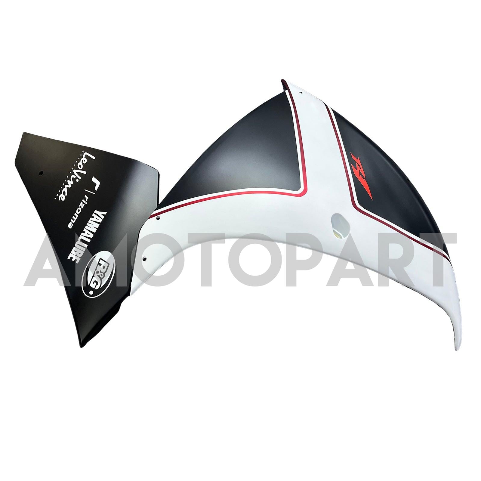 Amotopart 2009-2011 Yamaha YZF 1000 R1 Matte Black&Red Fairing Kit