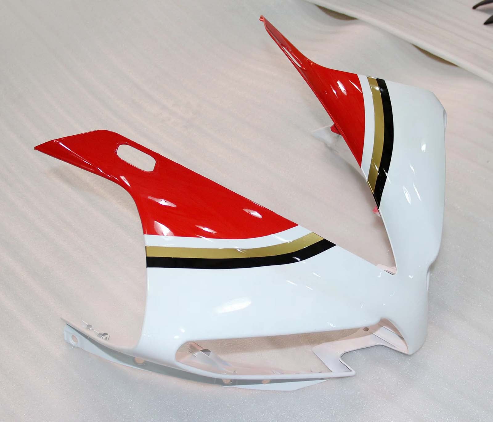 Amotopart 2012-2014 Yamaha YZF 1000 R1 Rød Sort Hvid Fairing Kit