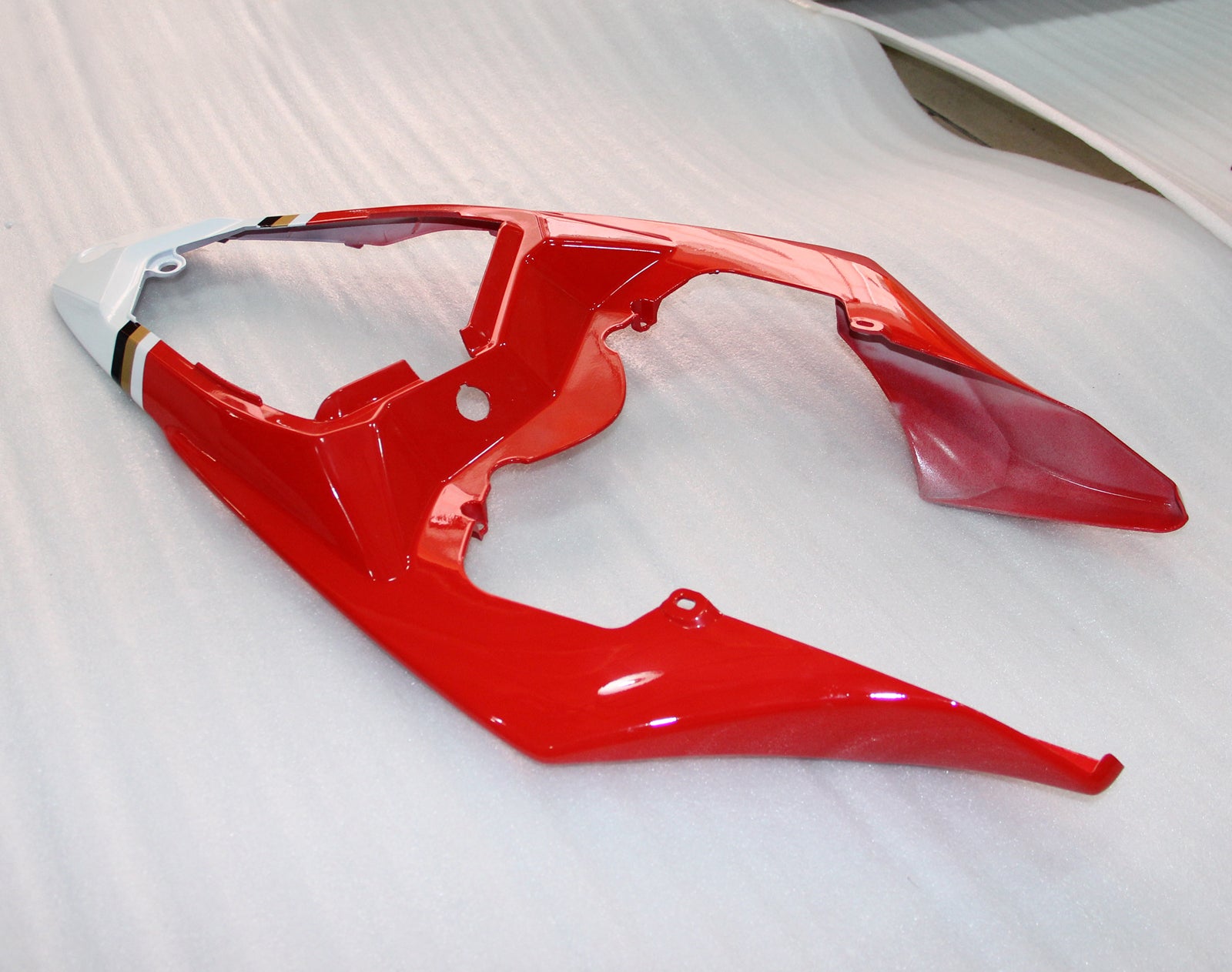 Amotopart 2012-2014 Yamaha YZF 1000 R1 Rød Sort Hvid Fairing Kit