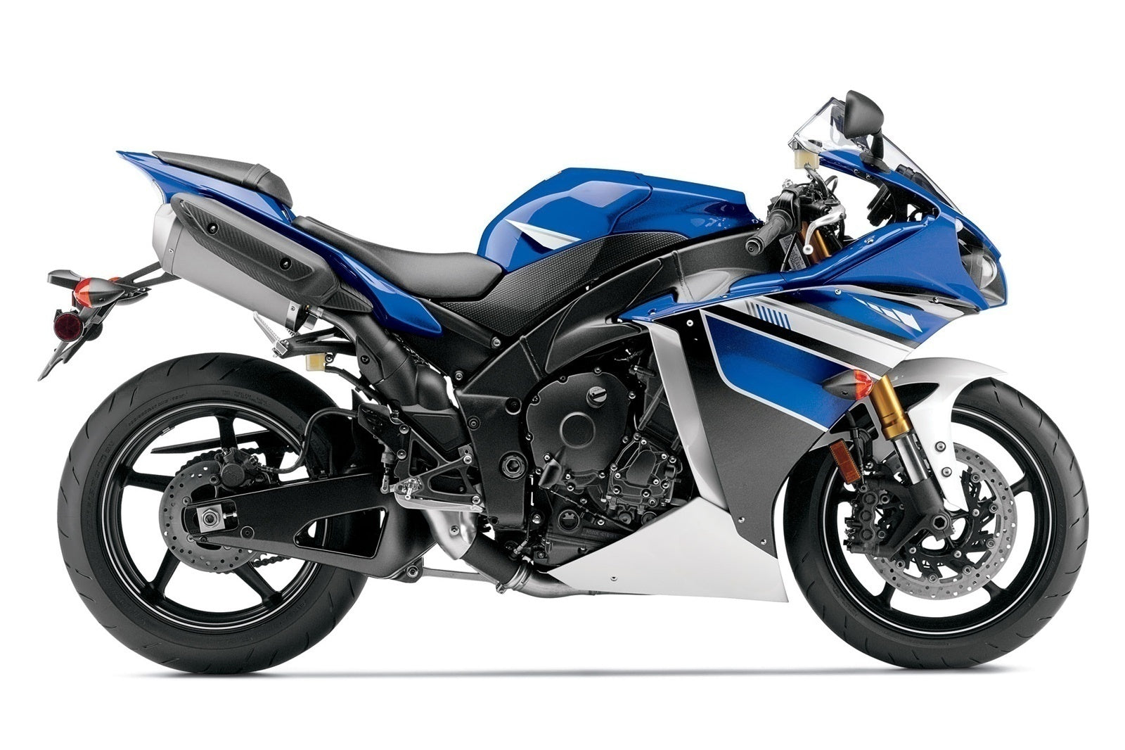 Amotopart 2012-2014 Yamaha YZF 1000 R1 Blue Black Fairing Kit