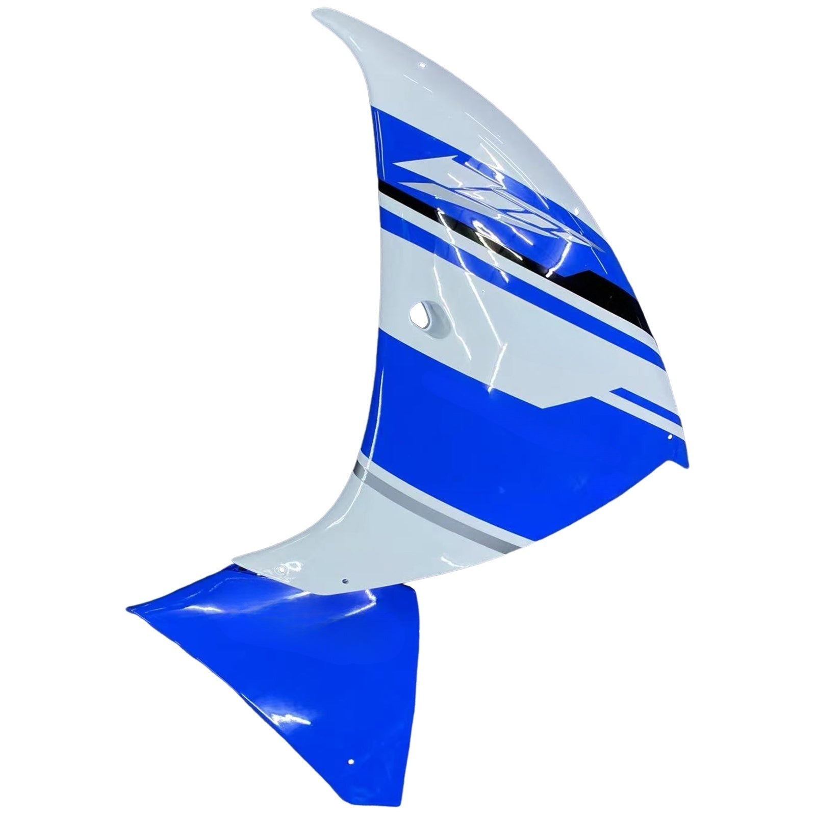 Amotopart 2012-2014 Yamaha R1 Fairing Blue&White Style4 Kit