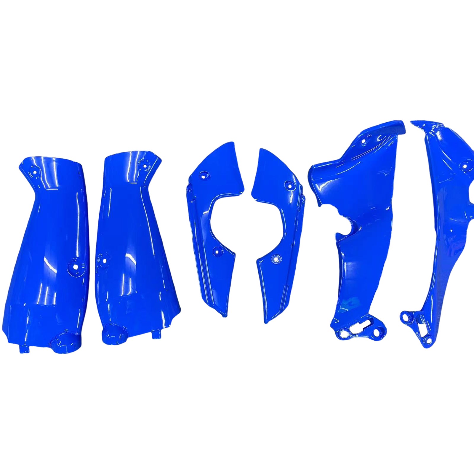 Amotopart 2012-2014 Yamaha R1 Fairing Blue&White Style4 Kit