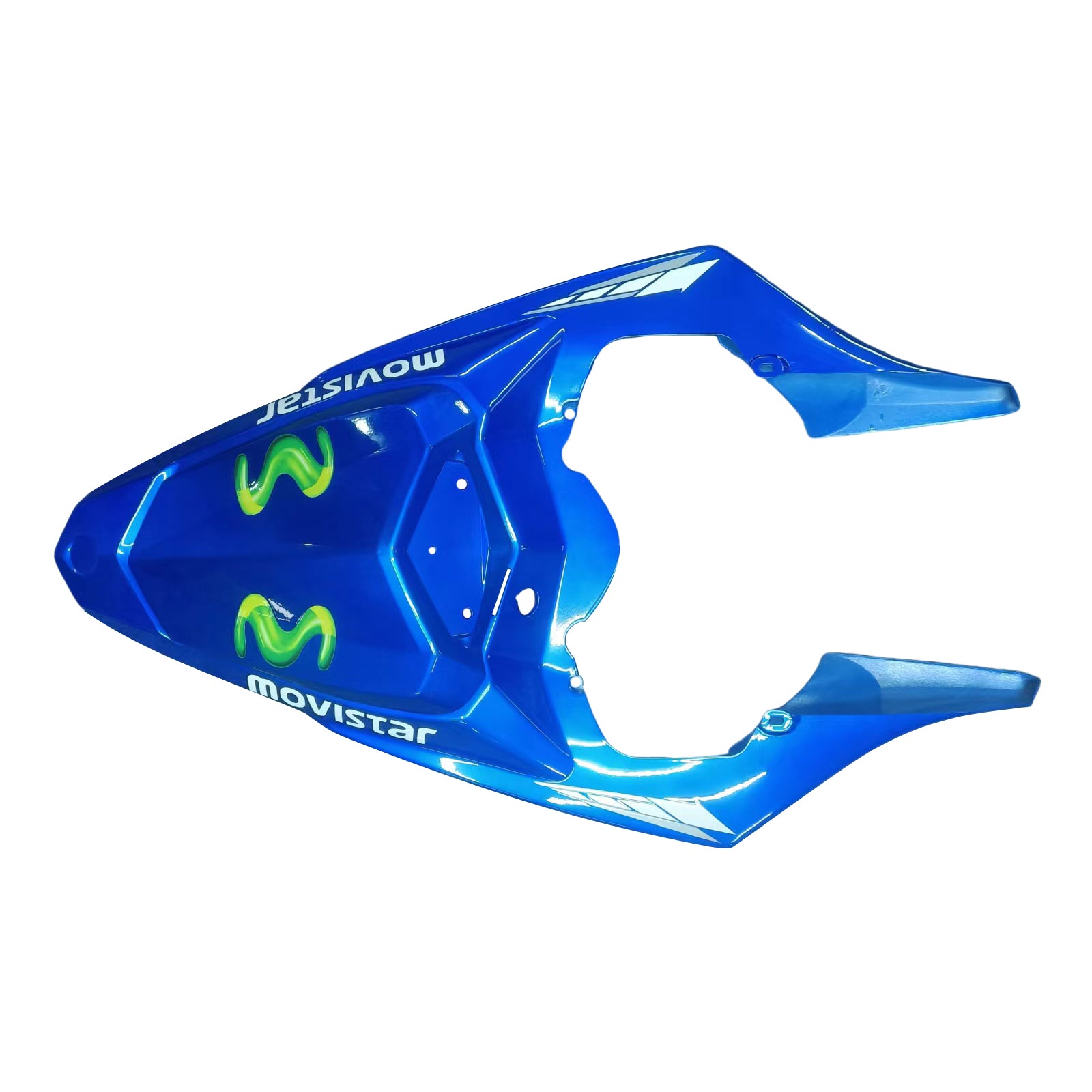 Amotopart 2012-2014 YAMAHA R1 Fairing Blue & White Style7 Kit