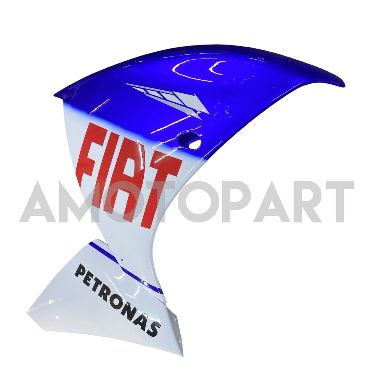 Amotopart 2012-2014 Yamaha R1 Fairing Blue&White Style6 Kit
