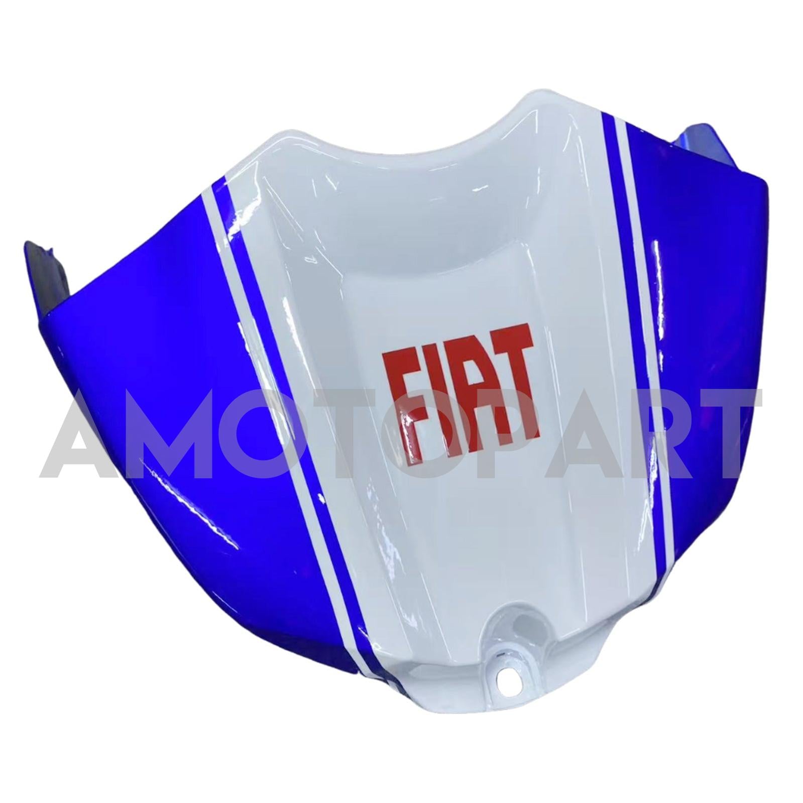 Amotopart 2012-2014 Yamaha R1 Fairing Blue&White Style6 Kit
