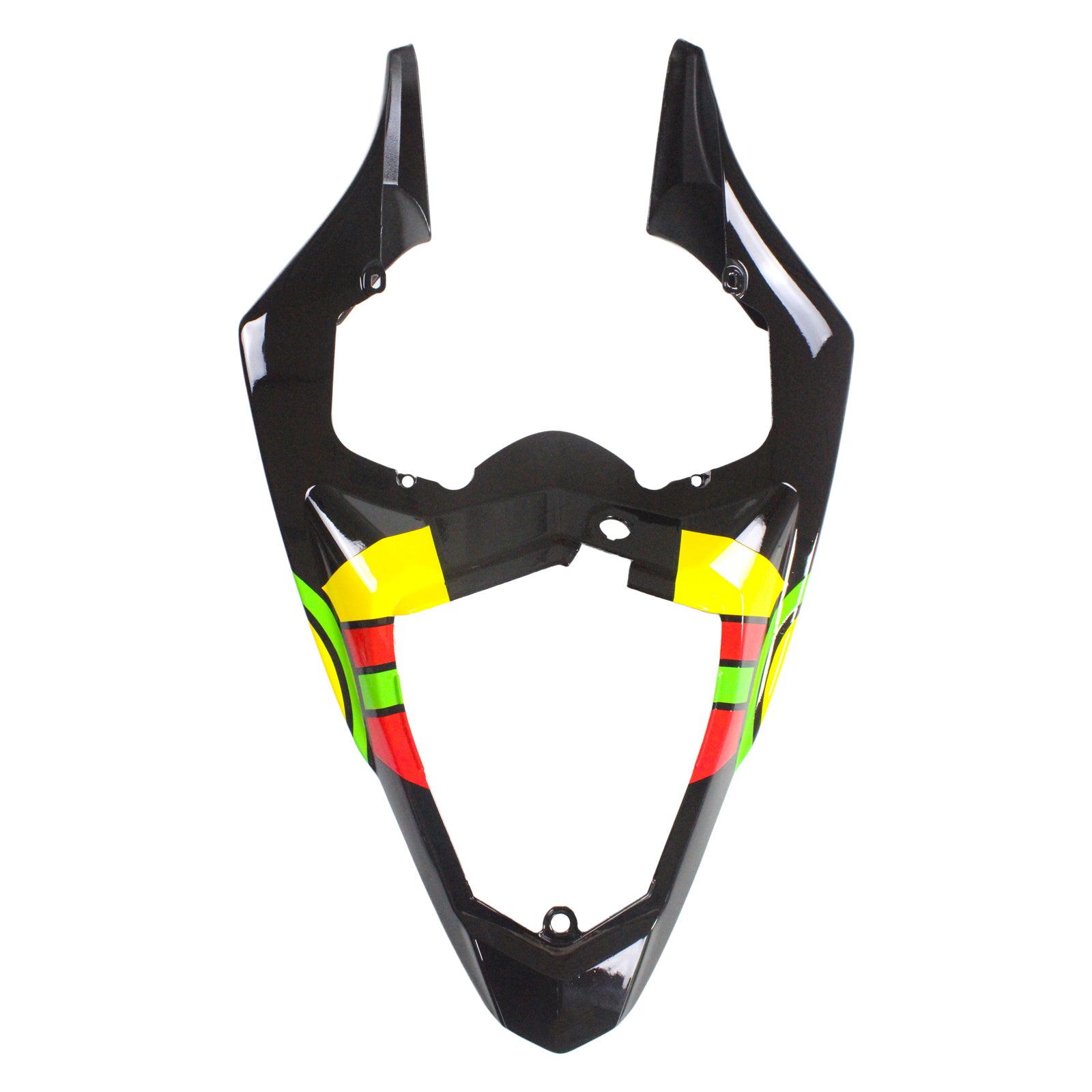Amotopart Yamaha 2012-2014 YZF 1000 R1 Kit de carenado negro arcoíris