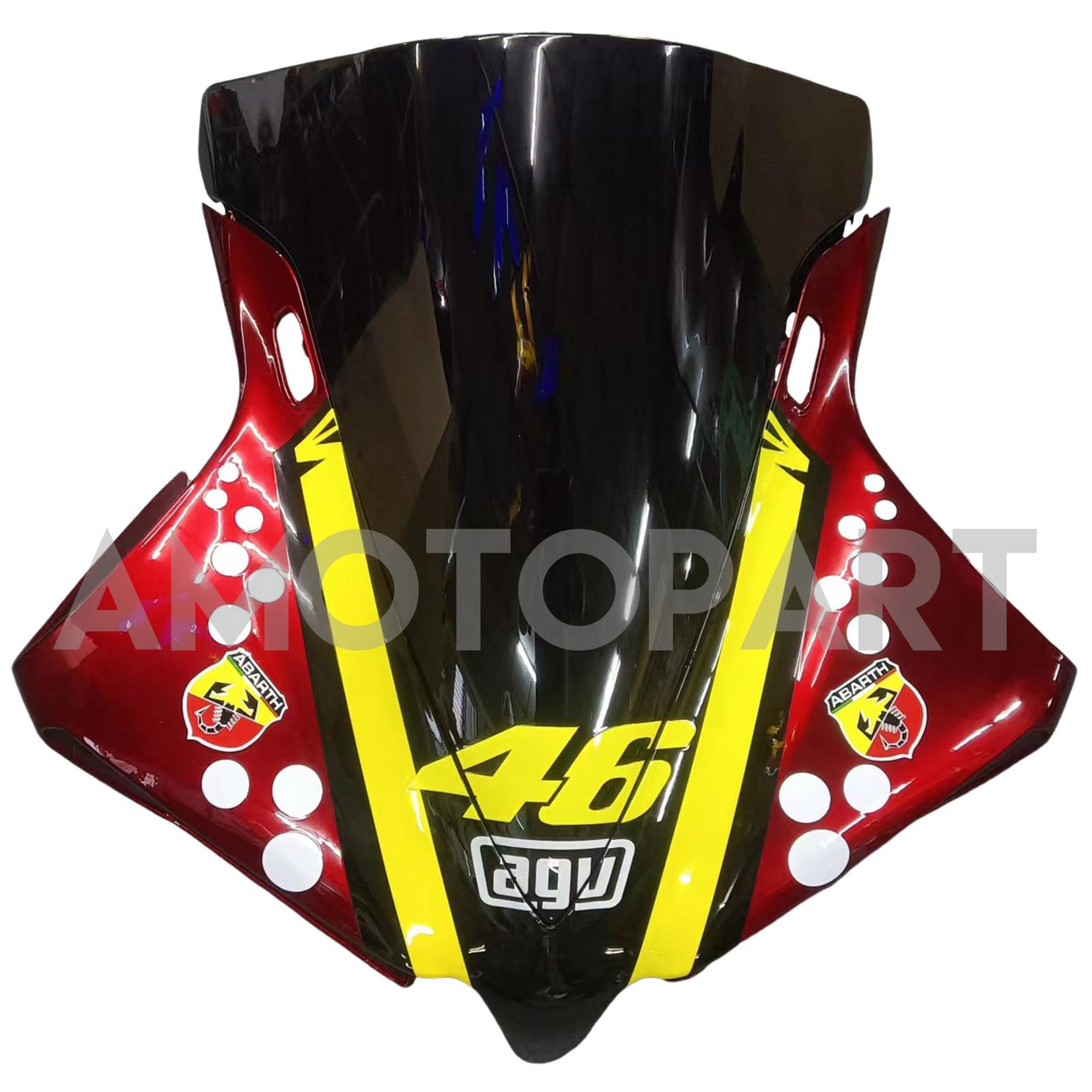 Amotopart Yamaha 2012-2014 YZF 1000 R1 Red Yellow Fairing Kit