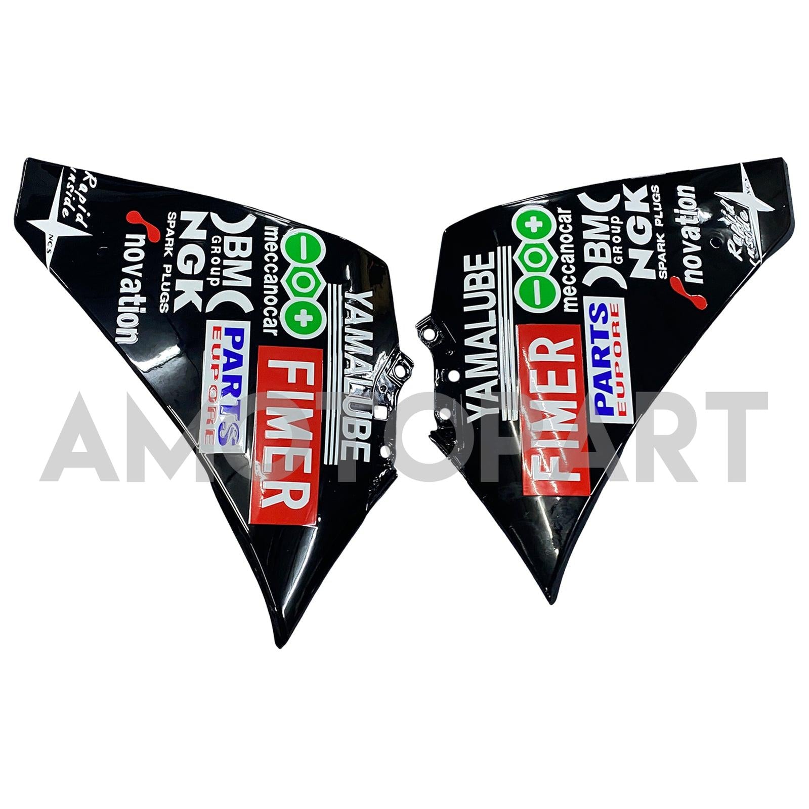 Amotopart Yamaha 2012-2014 YZF 1000 R1 Black Fairing Kit