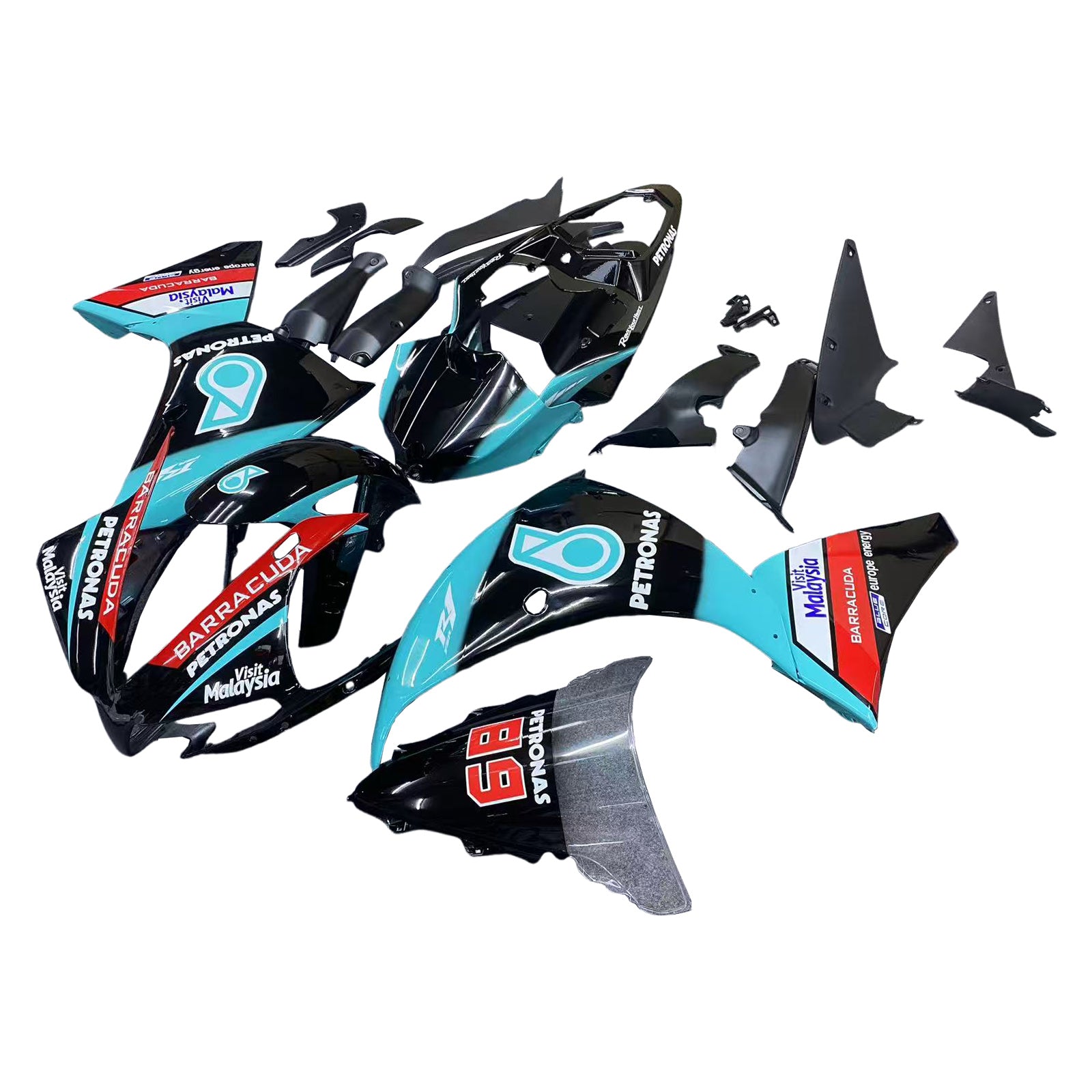 Amotopart Yamaha YZF 1000 R1 2012-2014 Blue&Black Petronas Fairing Kit